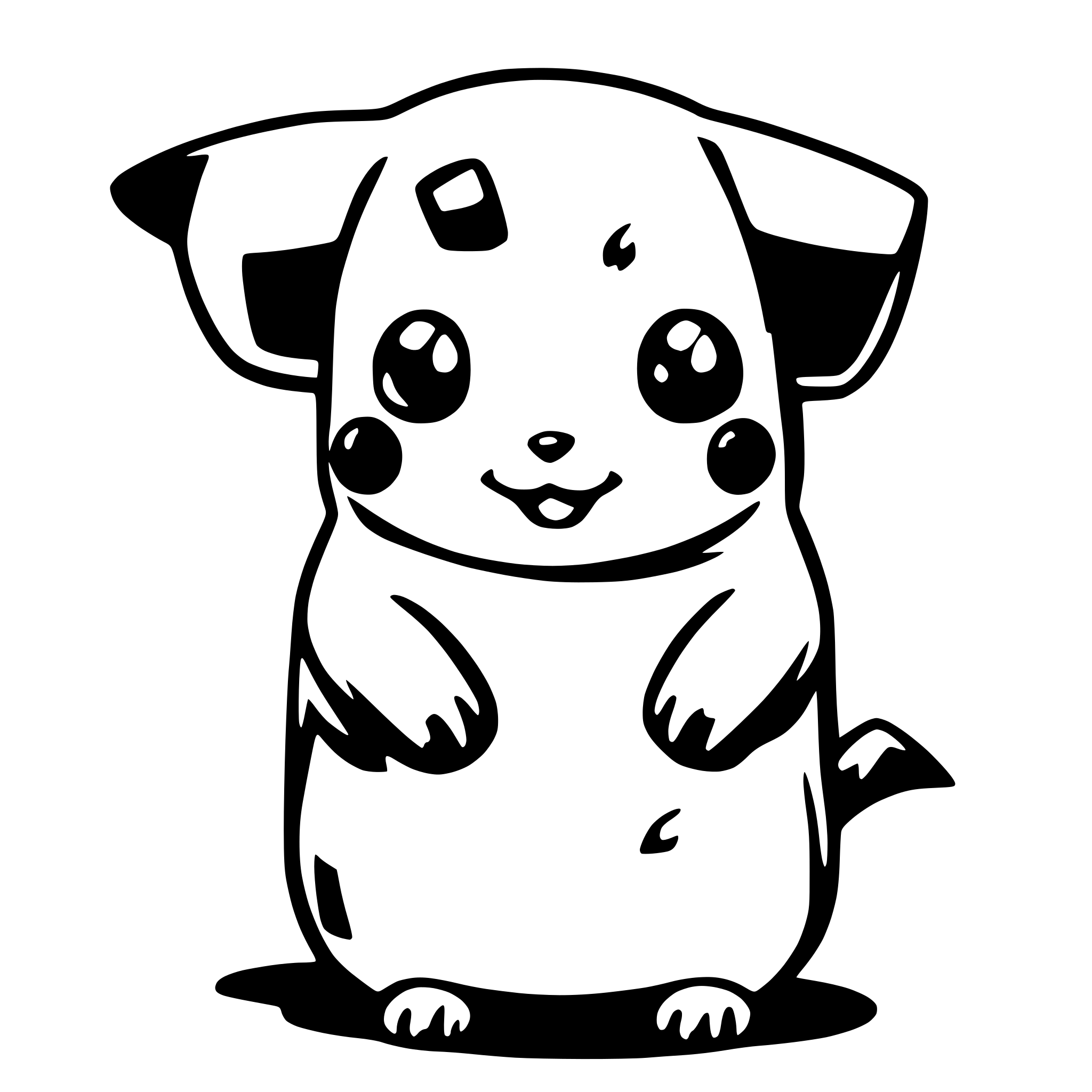 AI-generated SVG of 'Pickachu'