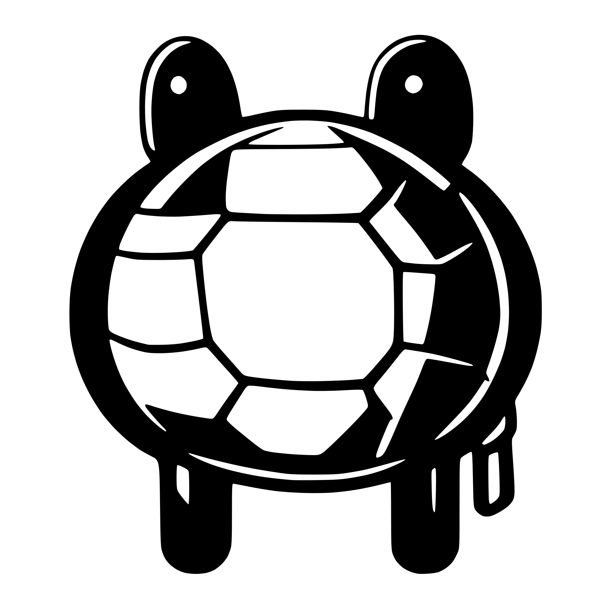 AI-generated SVG of 'turtle shell with single belt'