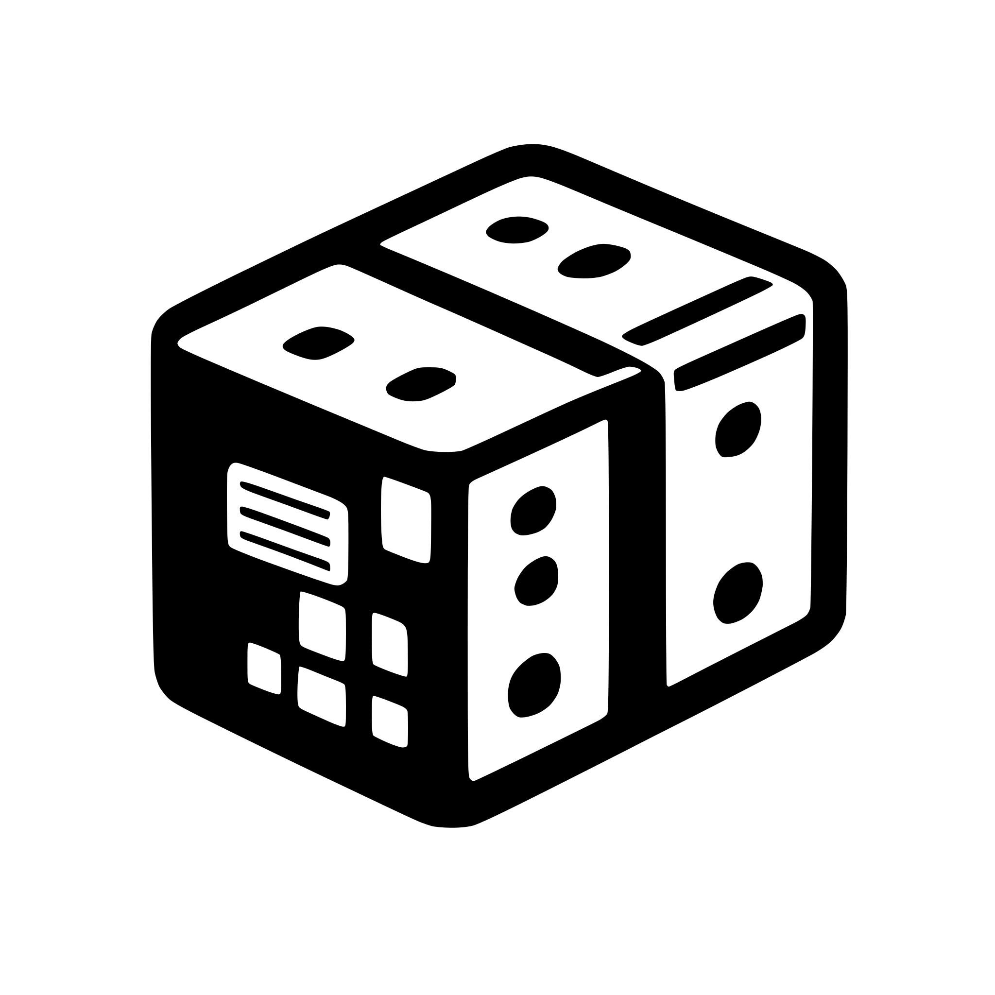 AI-generated SVG of a parcel terminal icon with cells