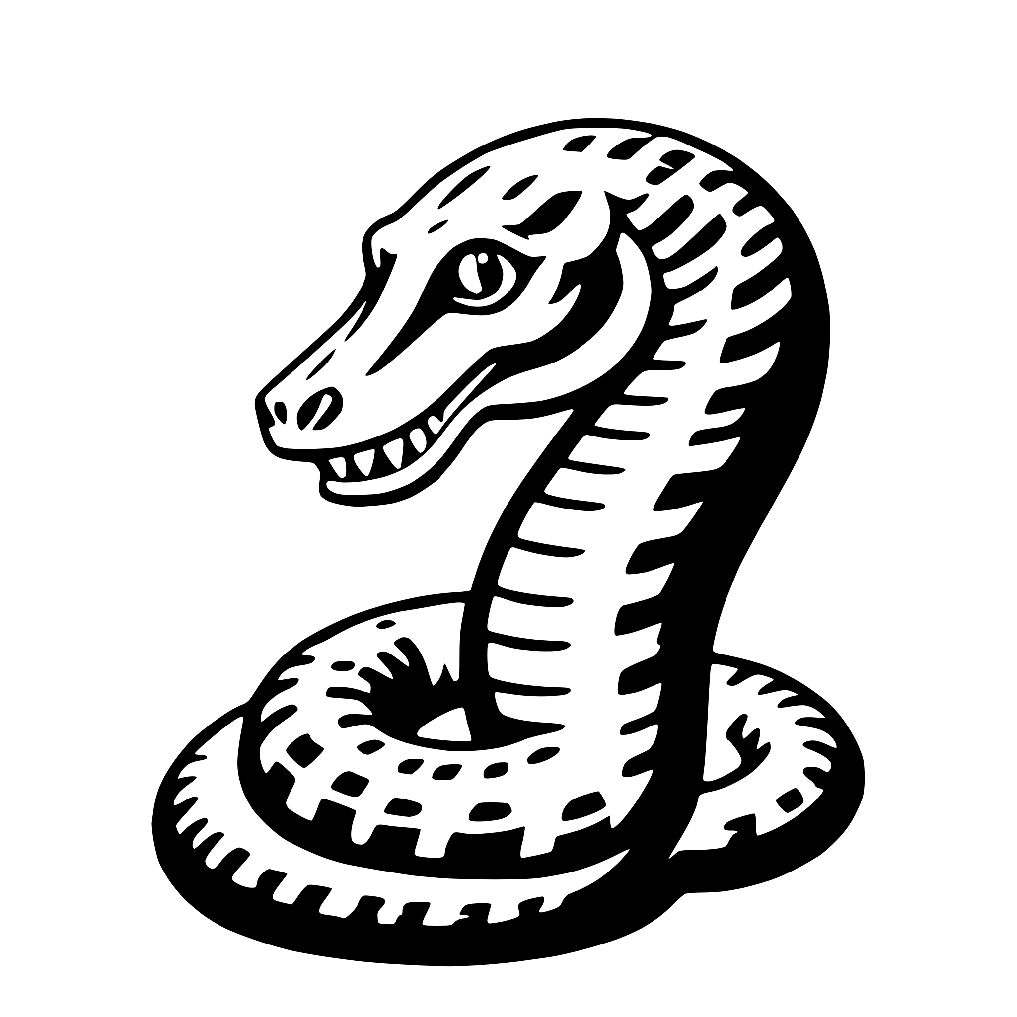 AI-generated SVG of 'cobra'