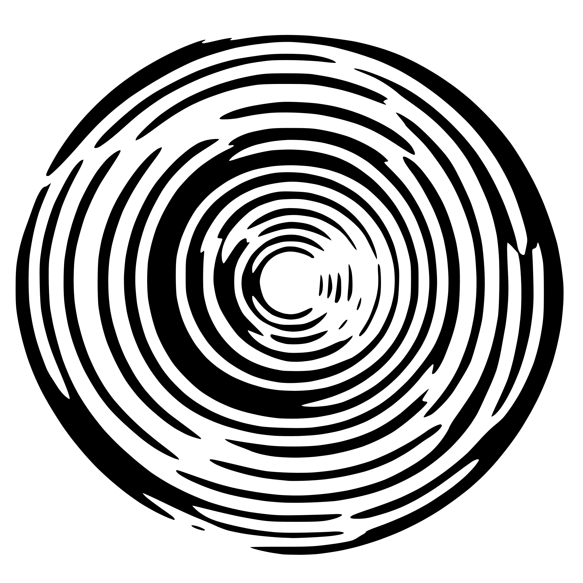 AI-generated SVG of 'A series of concentric circles, each with a distinct size and opacity, radiating from a central point, evoking the idea of ripples in water, symbolizing the impact of individual actions on a larger movement.'