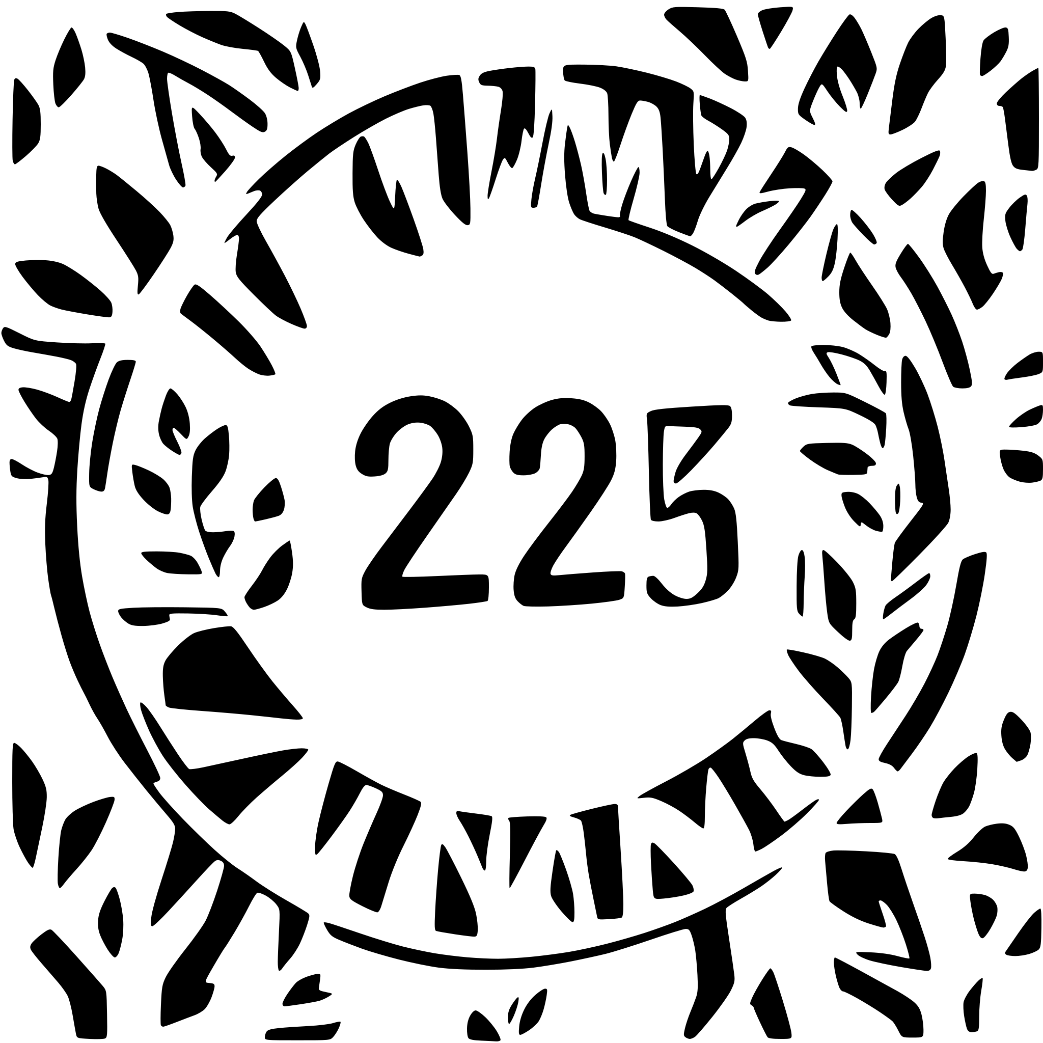 AI-generated SVG of a happy new year 2025 card