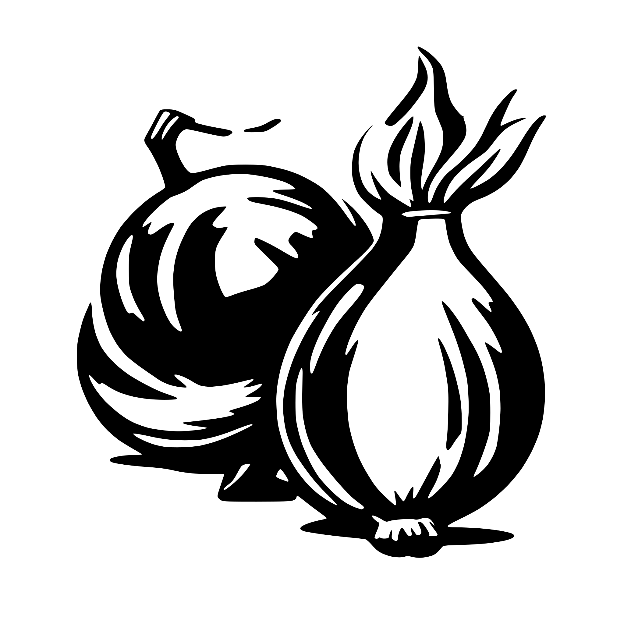 AI-generated SVG of a onion talking on a cell phone