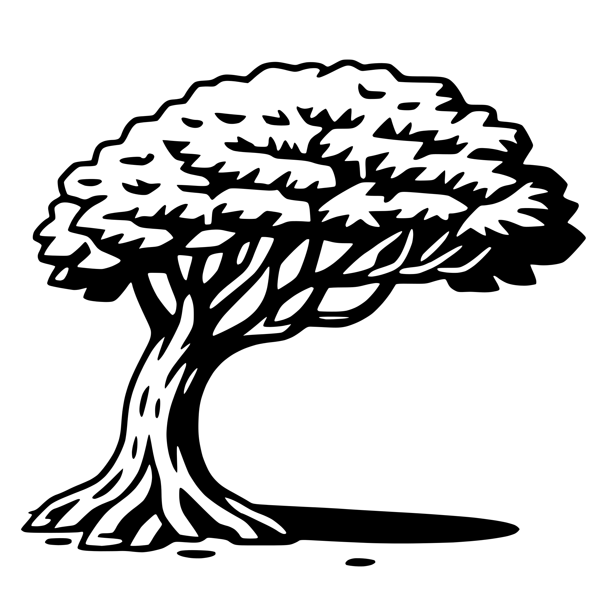 AI-generated SVG of a banyan tree