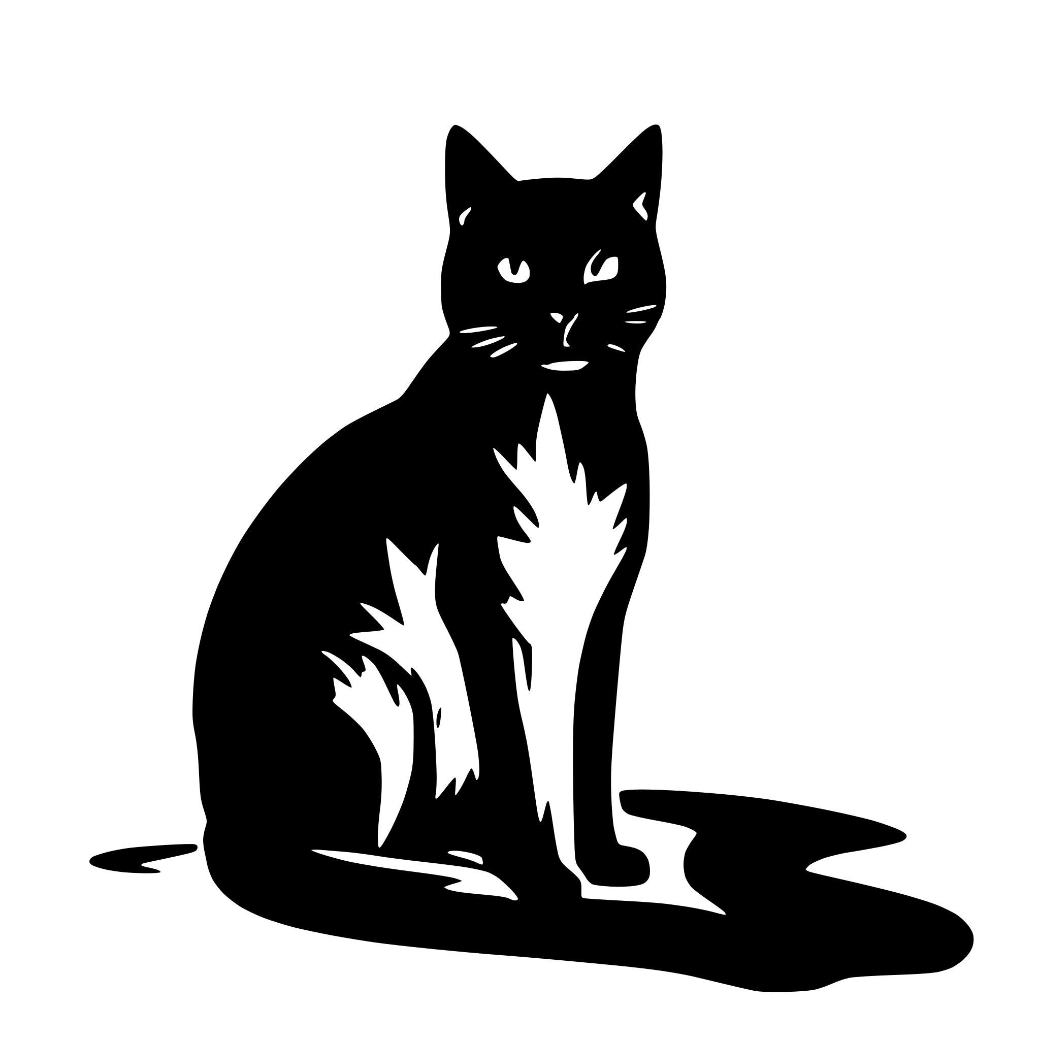 AI-generated SVG of a cat