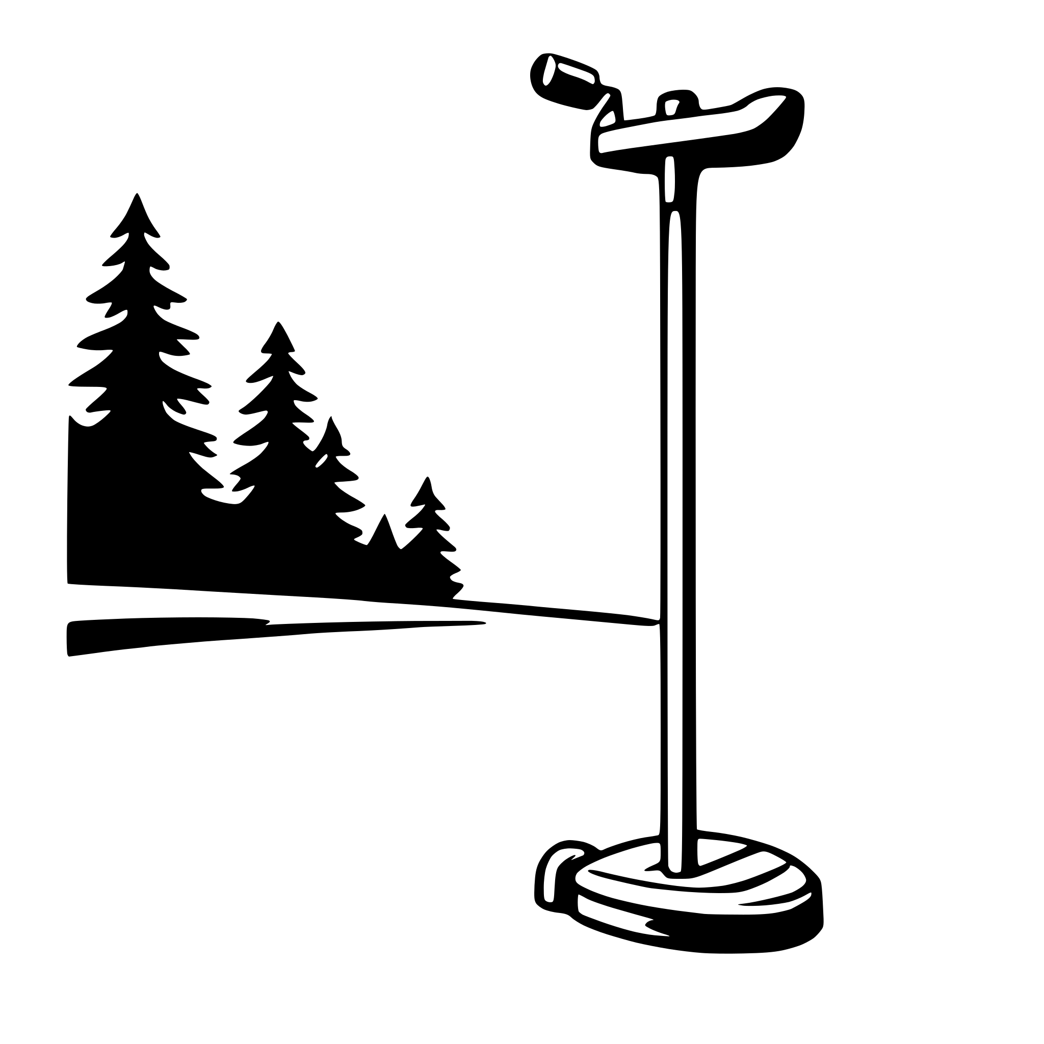 AI-generated SVG of a pogo stick