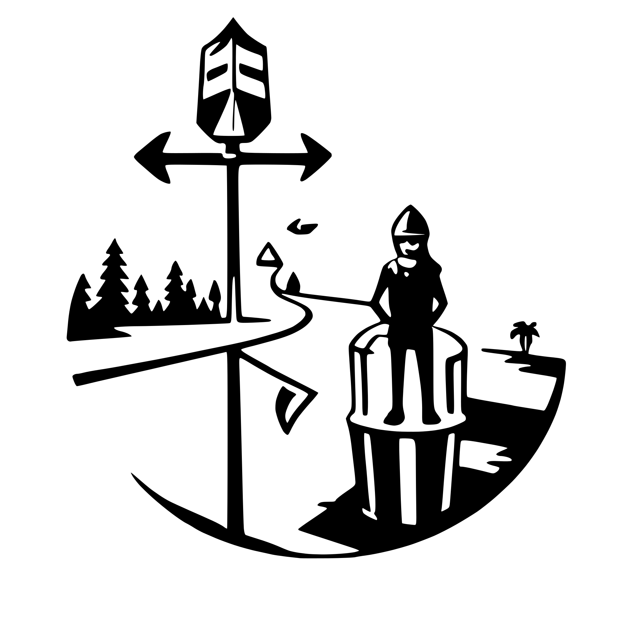 AI-generated SVG of a couple's travel map
