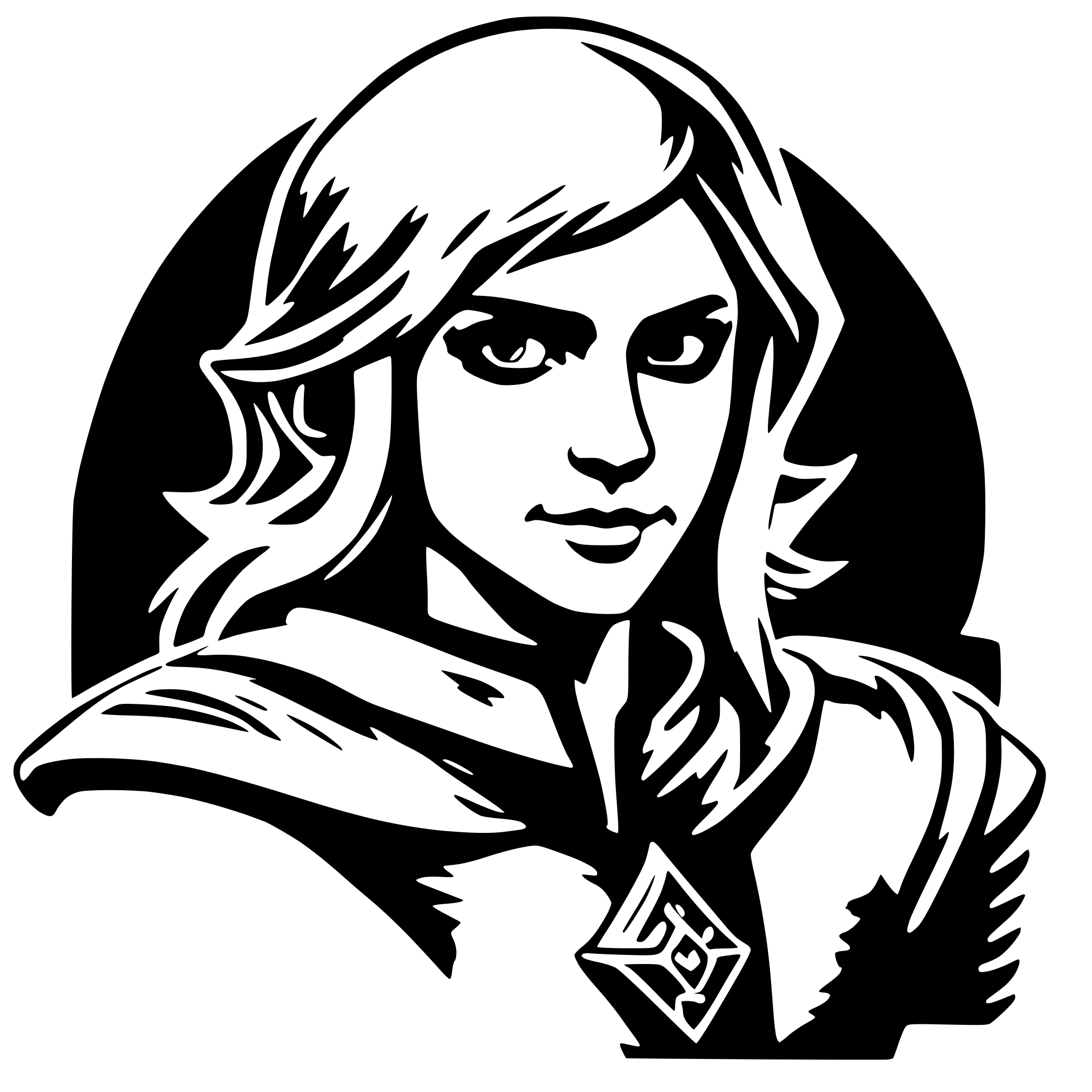 AI-generated SVG of 'elf fighter'