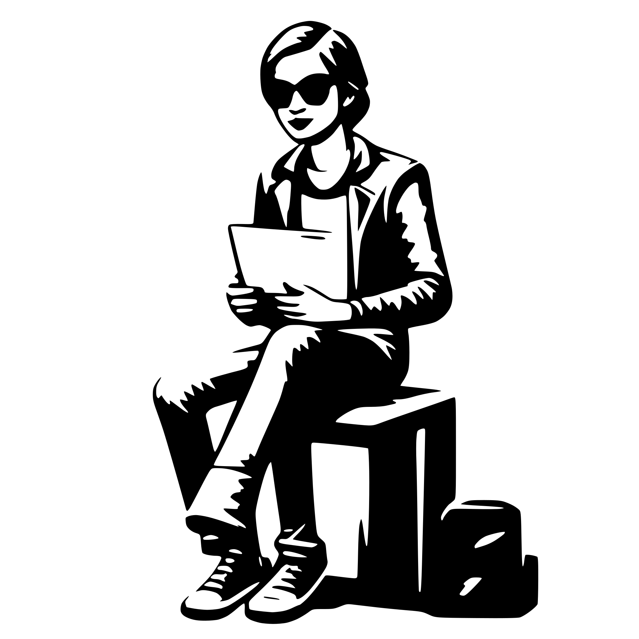 AI-generated SVG of 'messenger'
