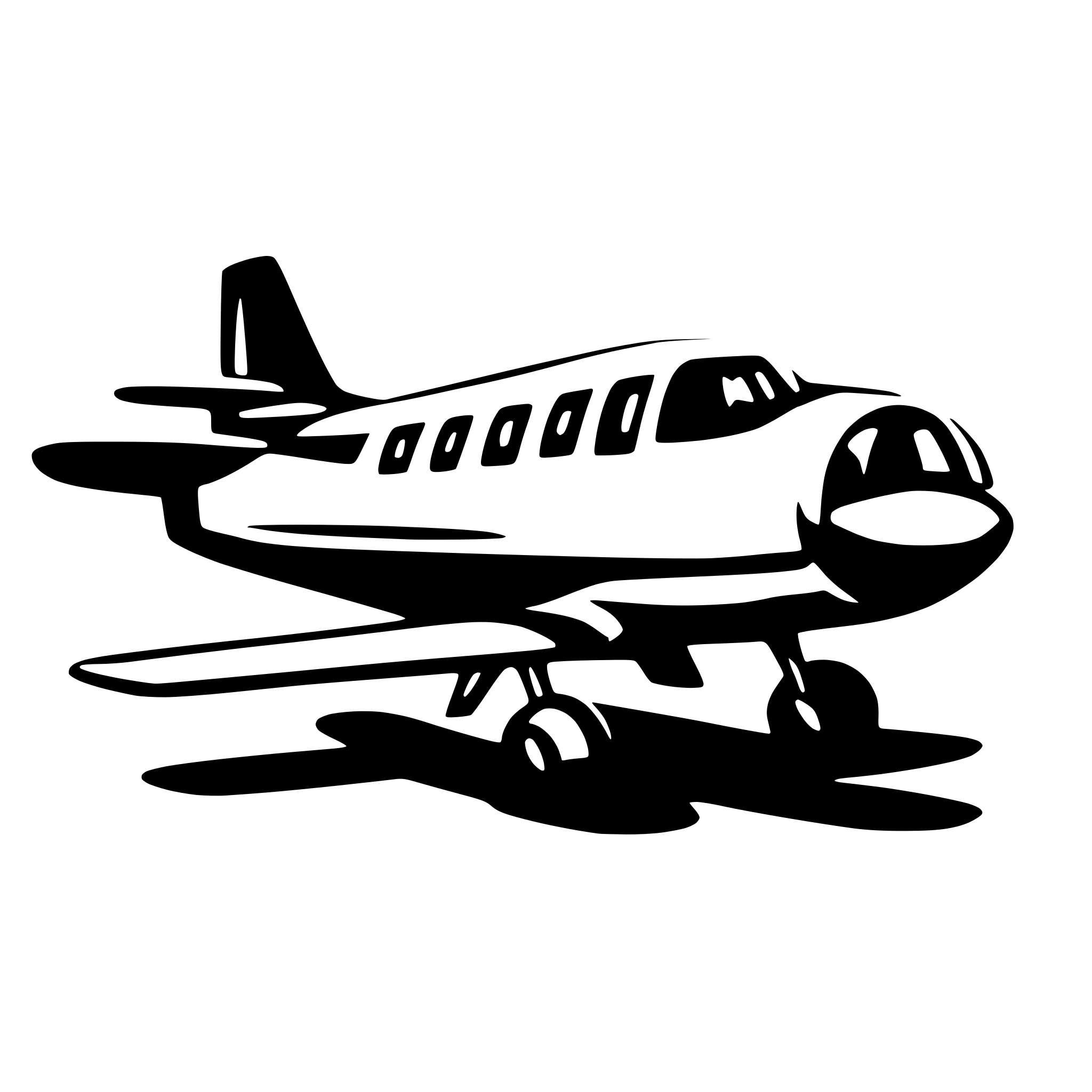 AI-generated SVG of 'plane'