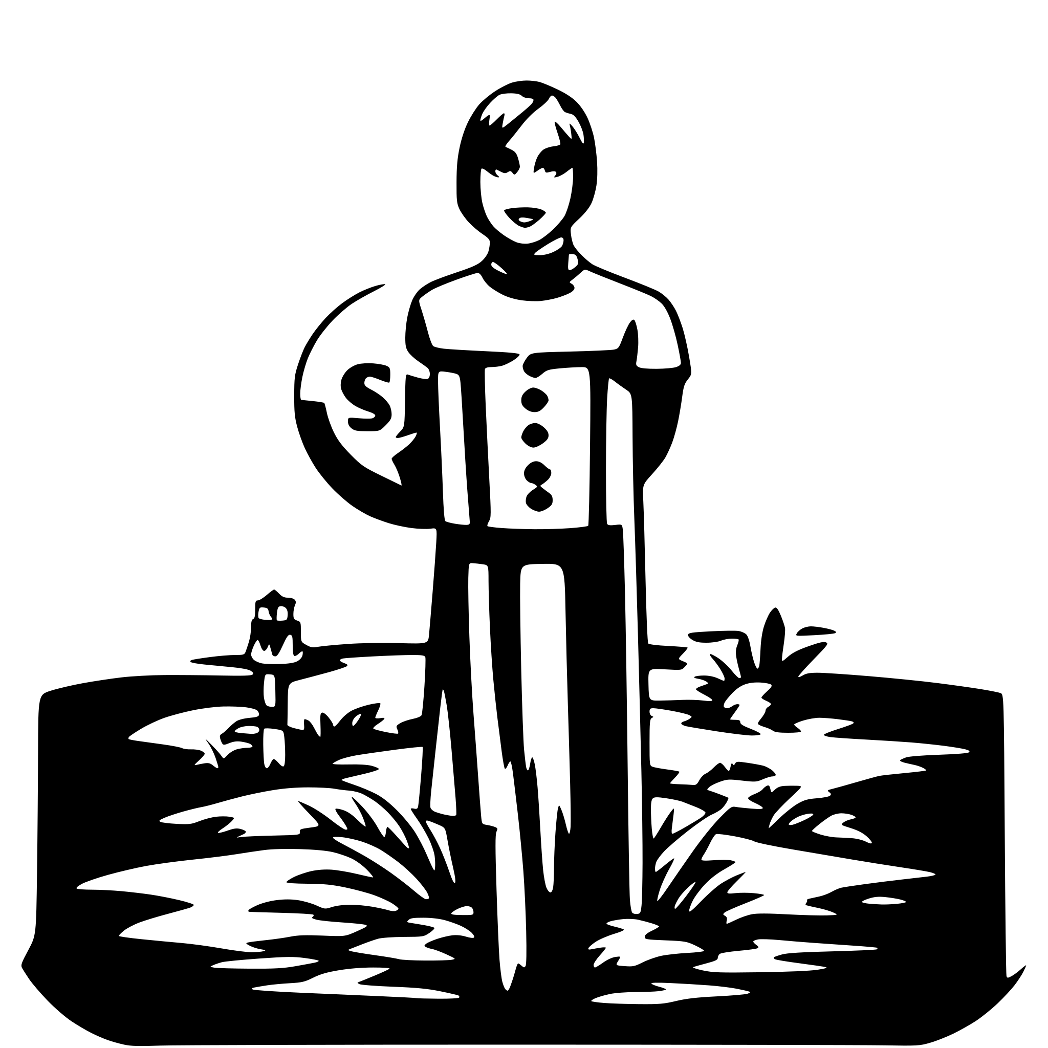 AI-generated SVG of 'sgs'