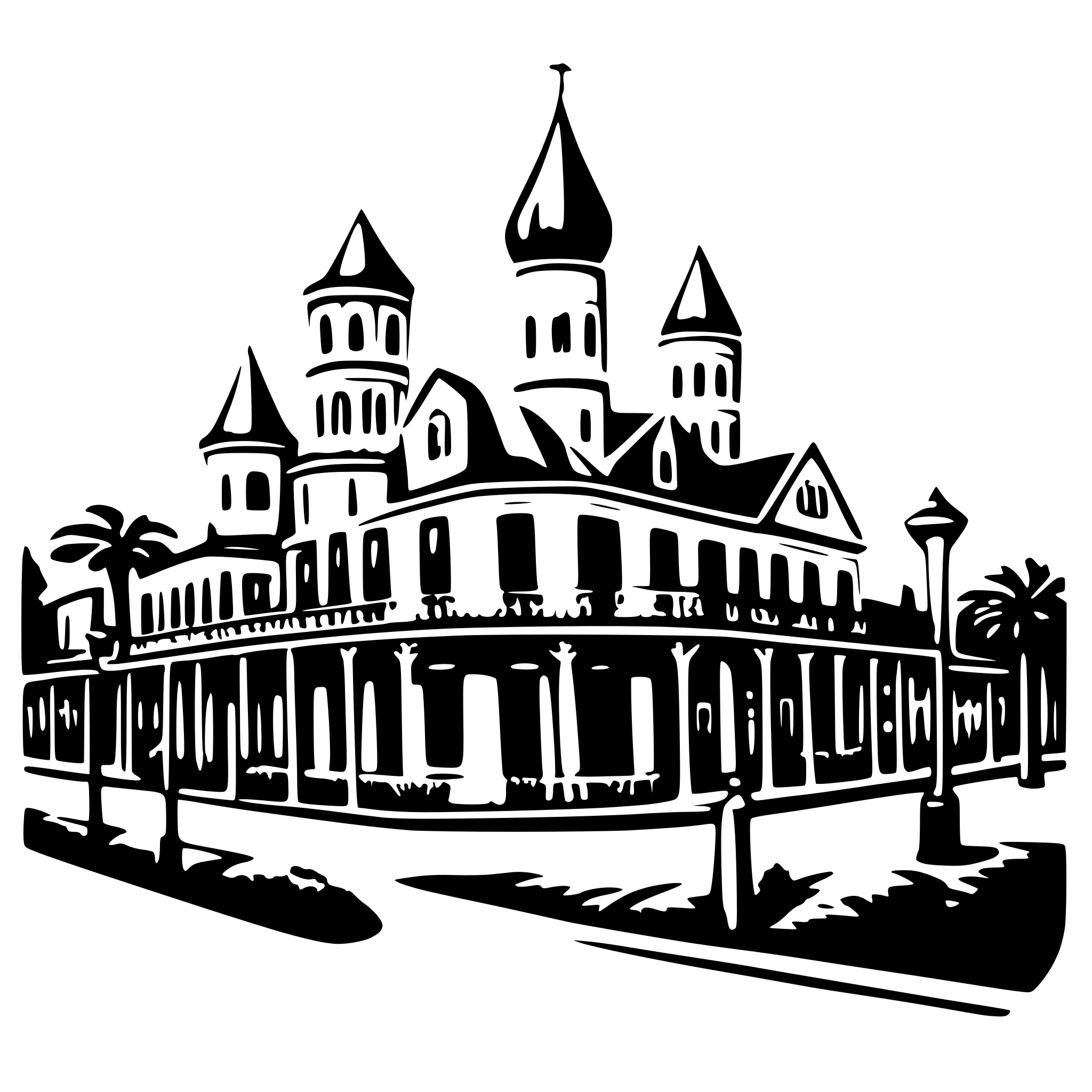 AI-generated SVG of a new orleans louisiana