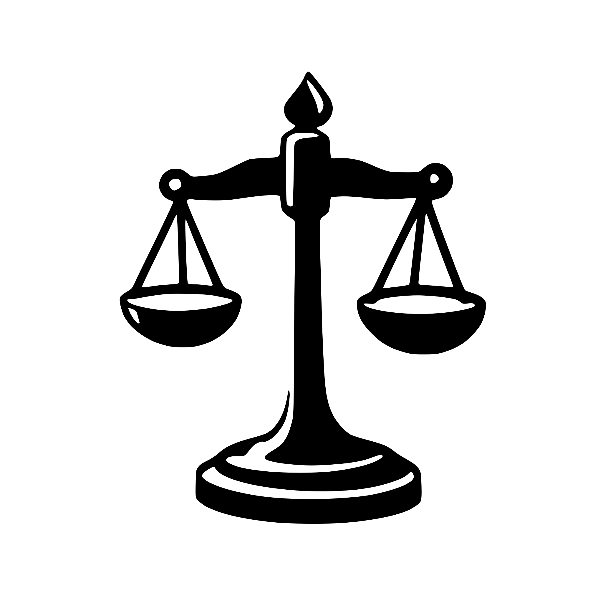 AI-generated SVG of a scales of justice with slash from bottom left to top right, 32x32 icon