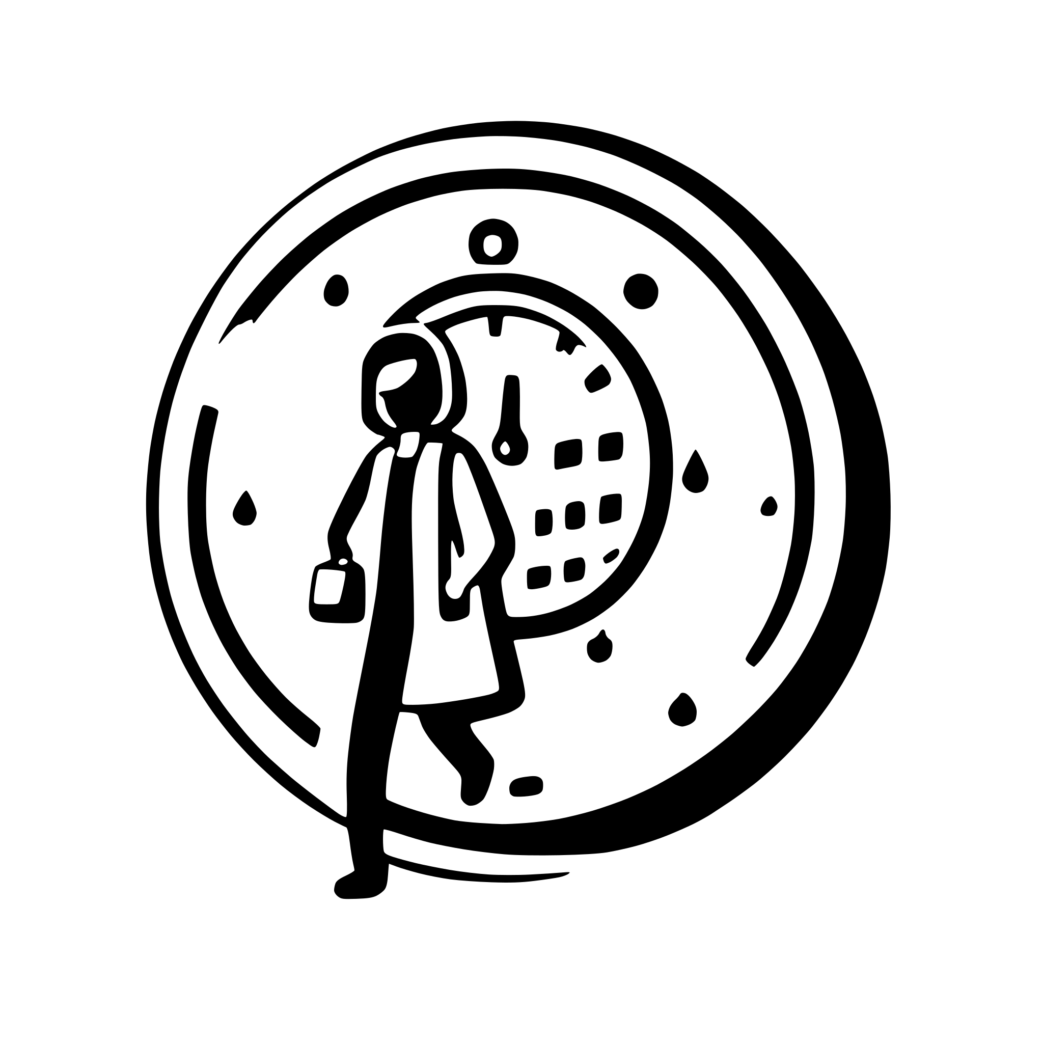 AI-generated SVG of a A colorful, flat-style 2D digital illustration representing two opposing productivity mindsets. a figure walking in a calm, steady rhythm with a calendar, clock, and checklist icons — symbolizing structure, routine, and discipline.