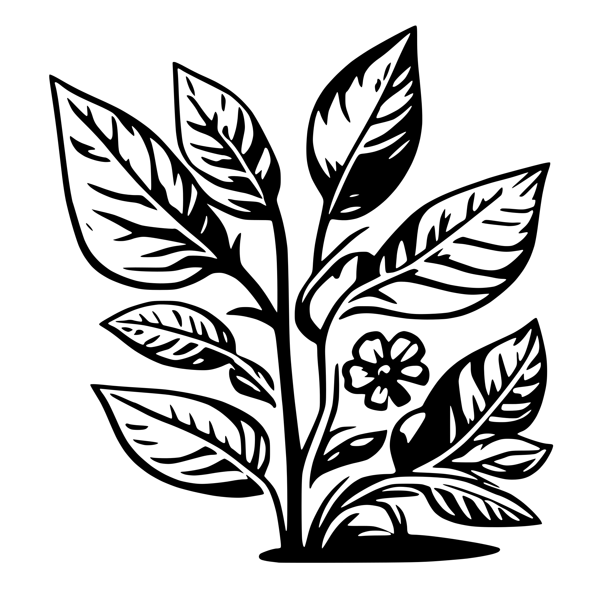 AI-generated SVG of 'floral medical justice'