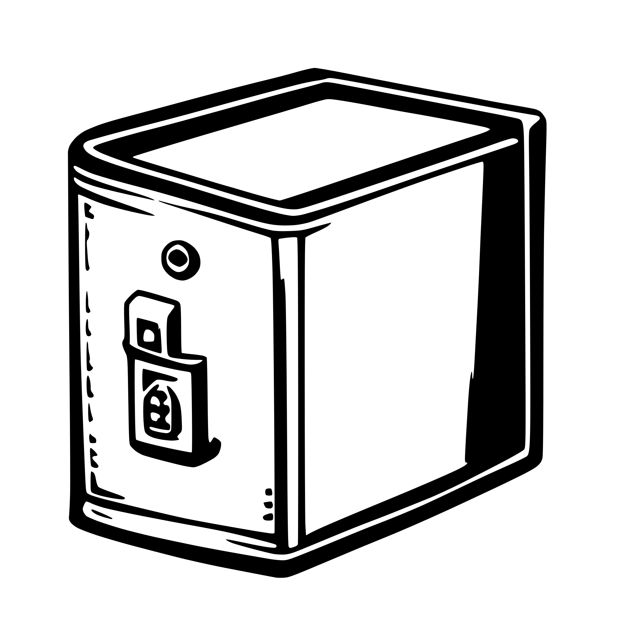 AI-generated SVG of a 2D desktop icon: folder