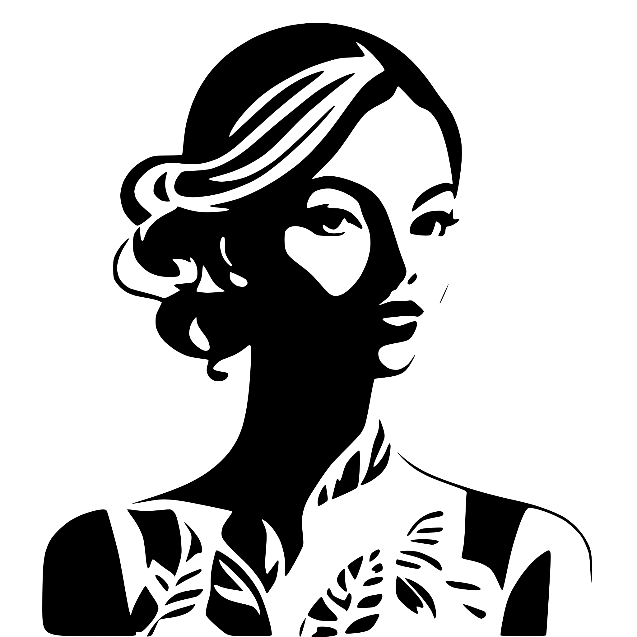 AI-generated SVG of a Create a drop dead gorgeous woman