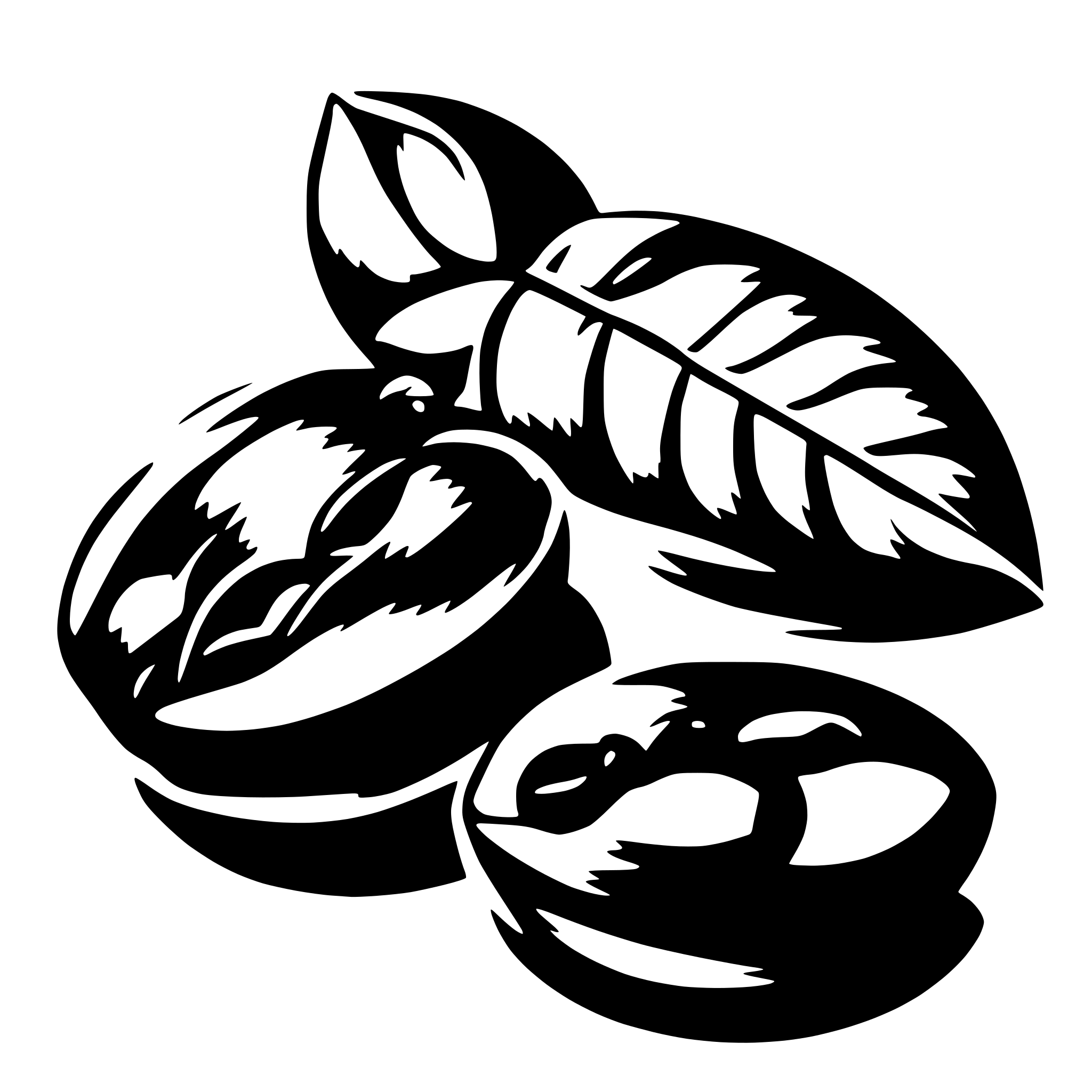 AI-generated SVG of a two coffee beans