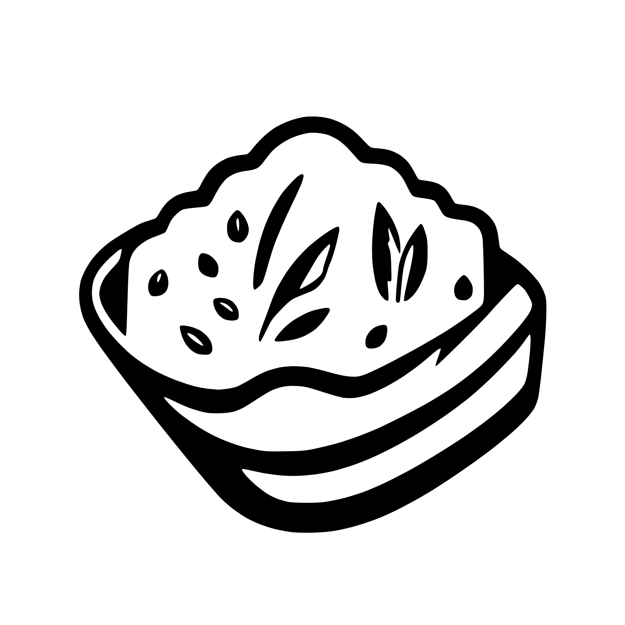 AI-generated SVG of a a pile of powder