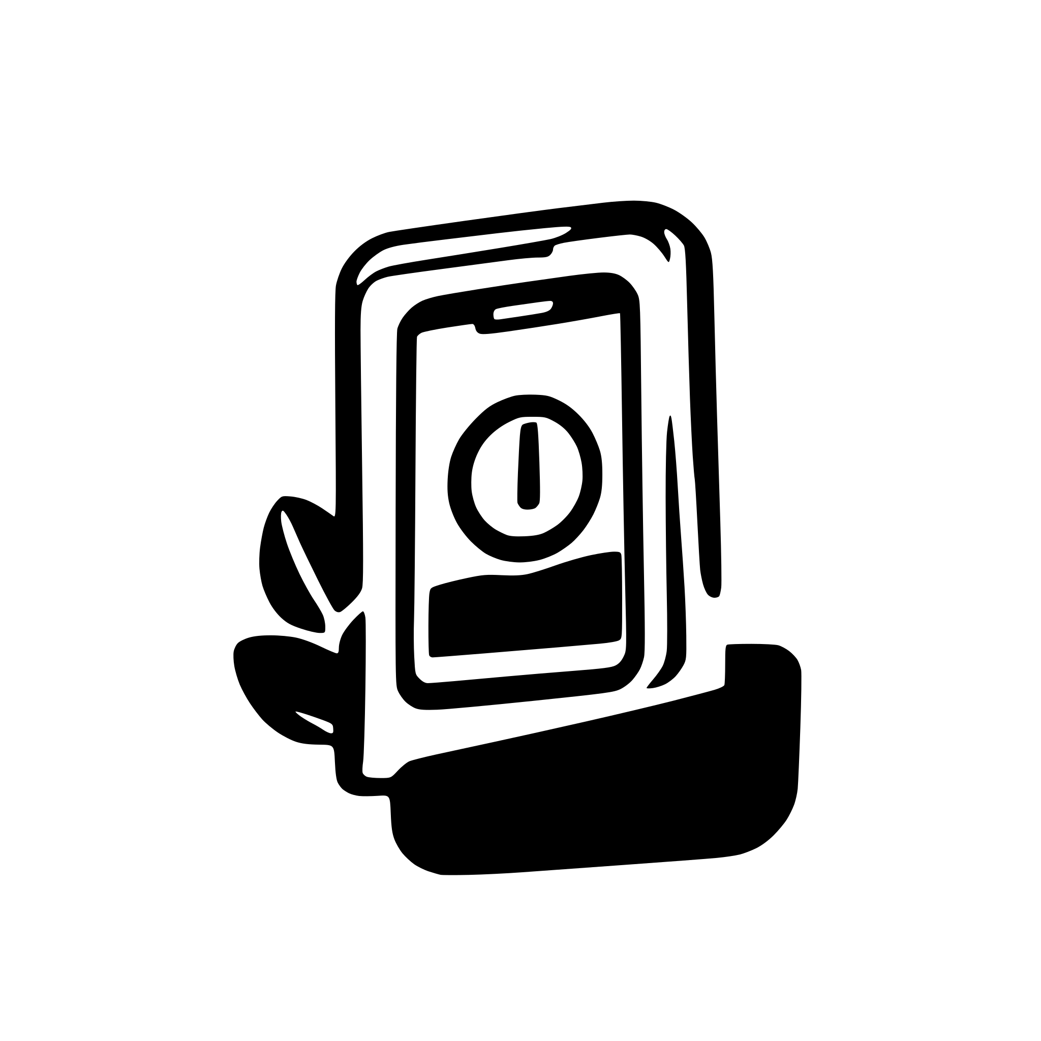 AI-generated SVG of a rounded corner with phone icon in middle the icon and rounded corner should have same color and the rest part will be transparent