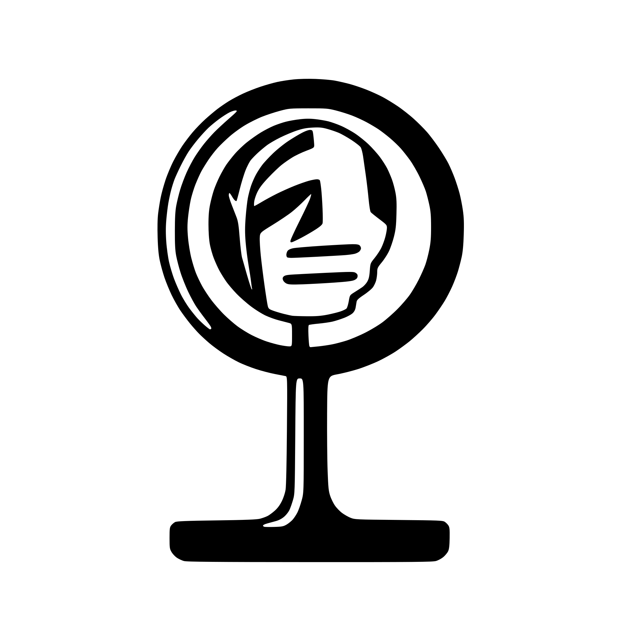AI-generated SVG of a A simple icon for an AI assistant of a news-related Content Management System called Sophora