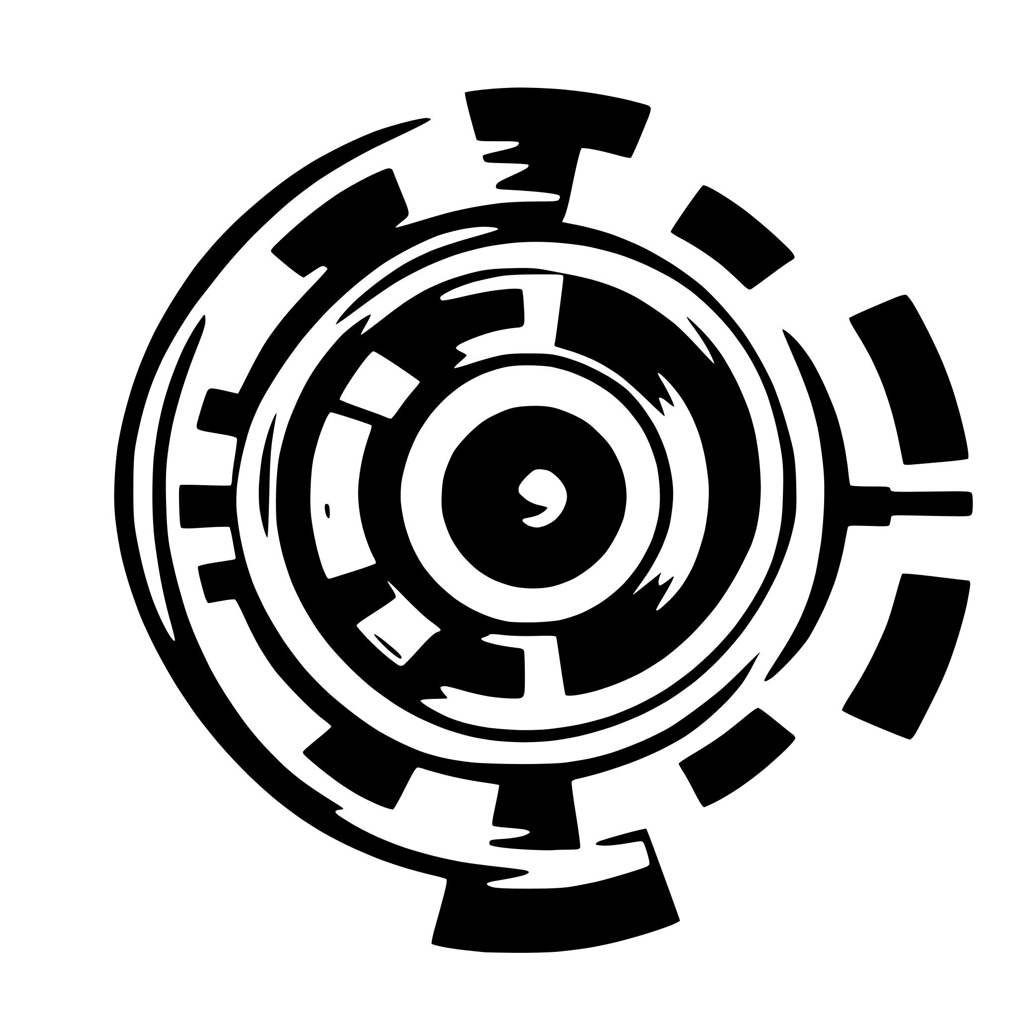 AI-generated SVG of a cool design when spinning circle design
