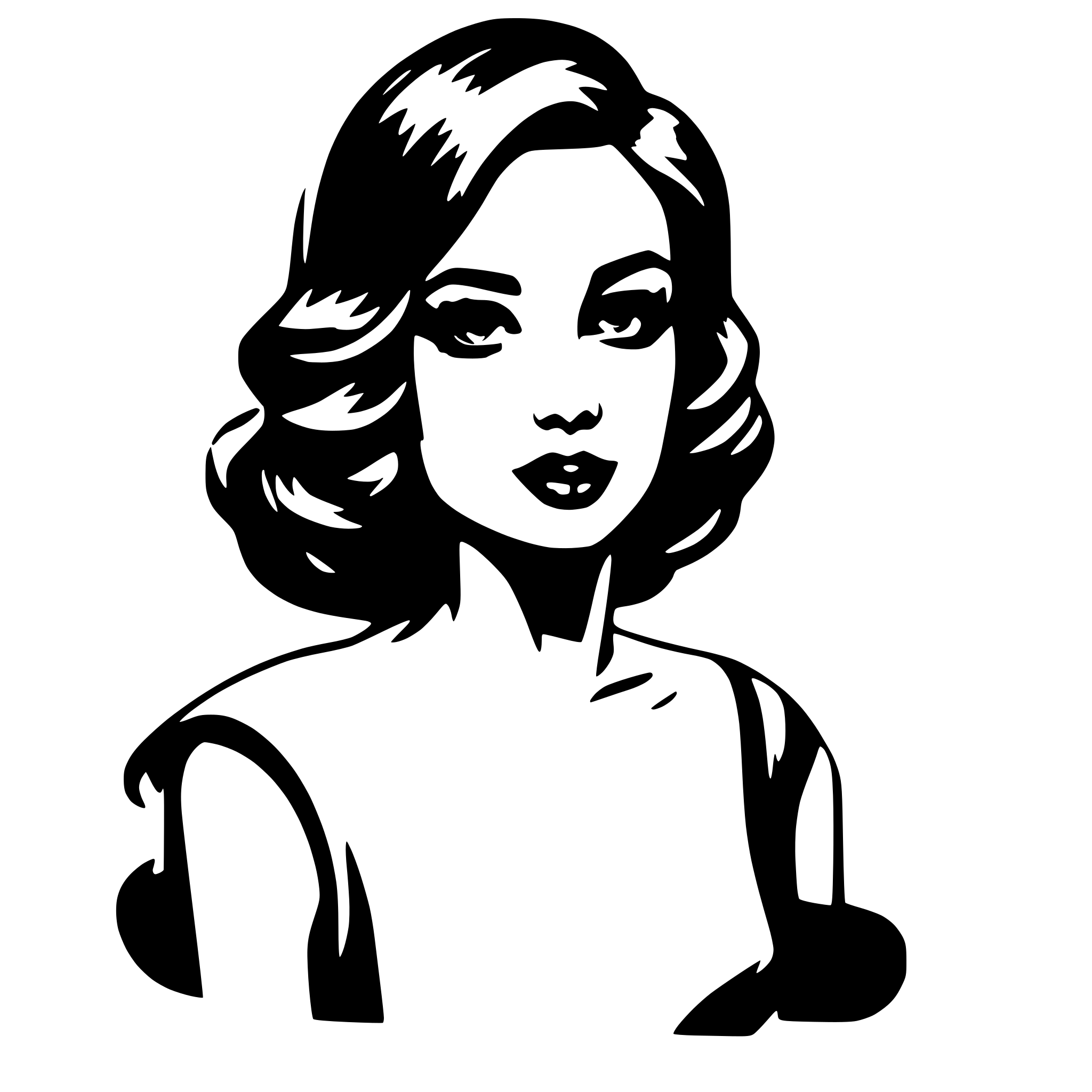 AI-generated SVG of a Glamour