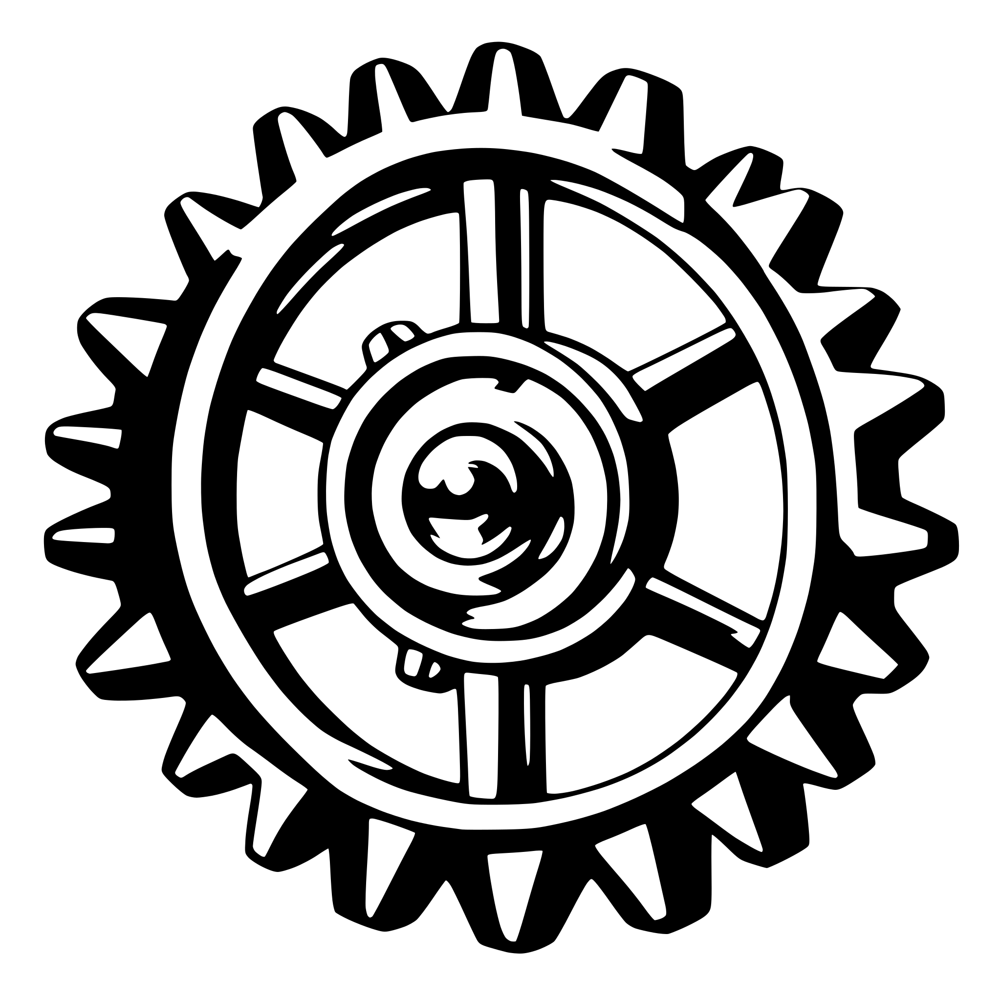AI-generated SVG of a cog