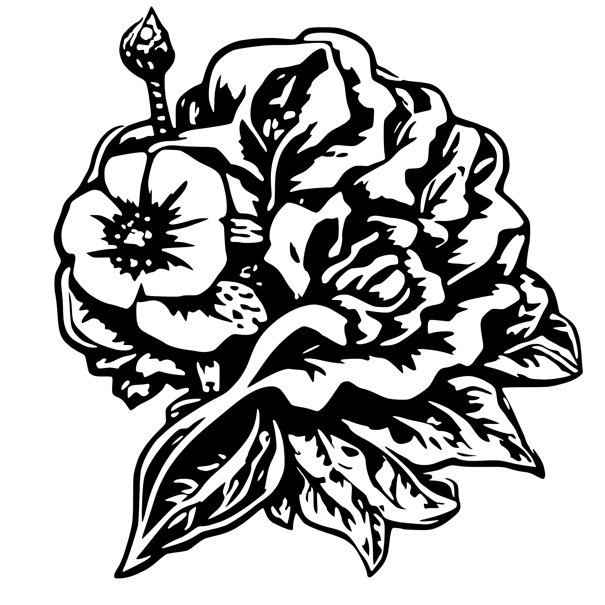 AI-generated SVG of '7 Totsünden'