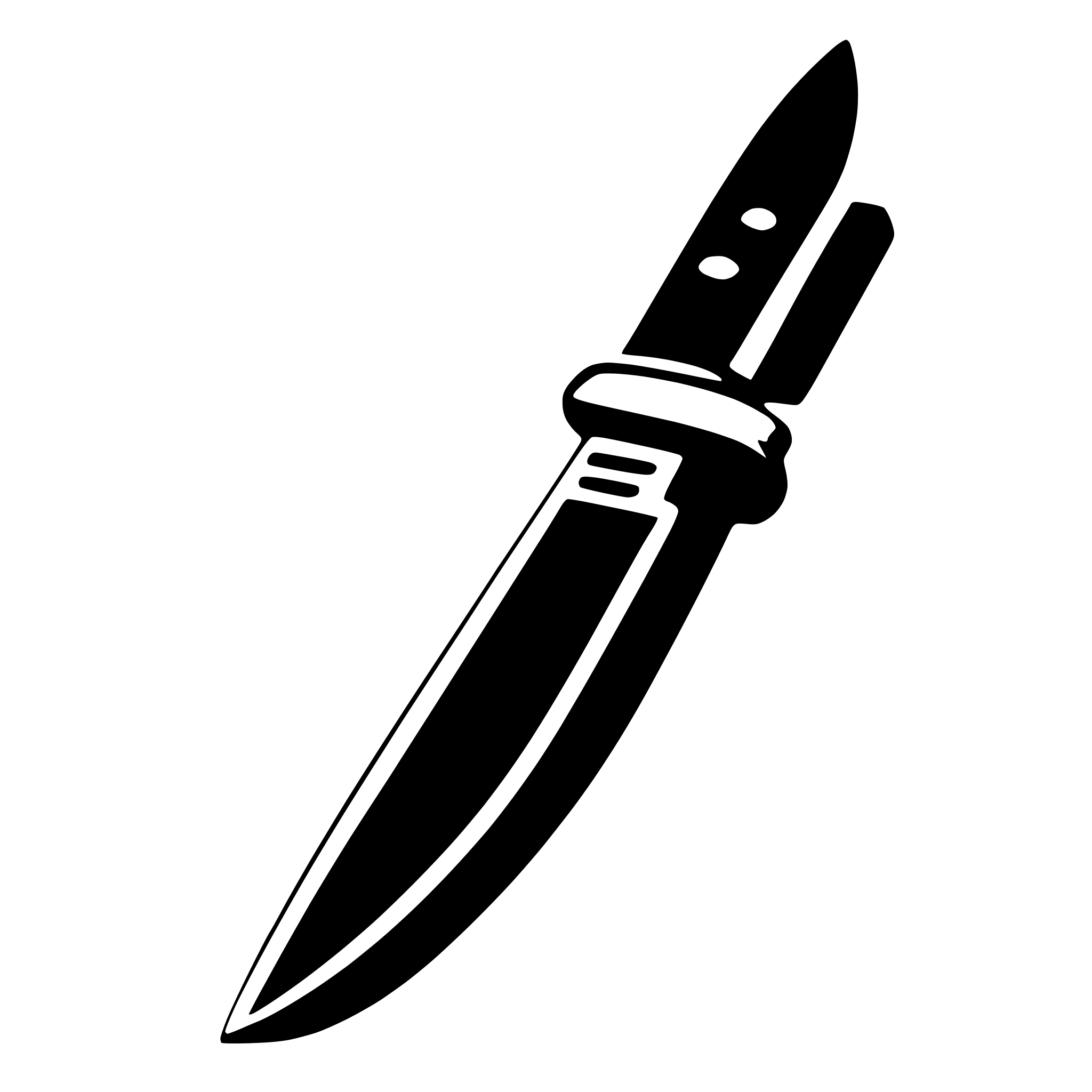 AI-generated SVG of 'kitchen knife'