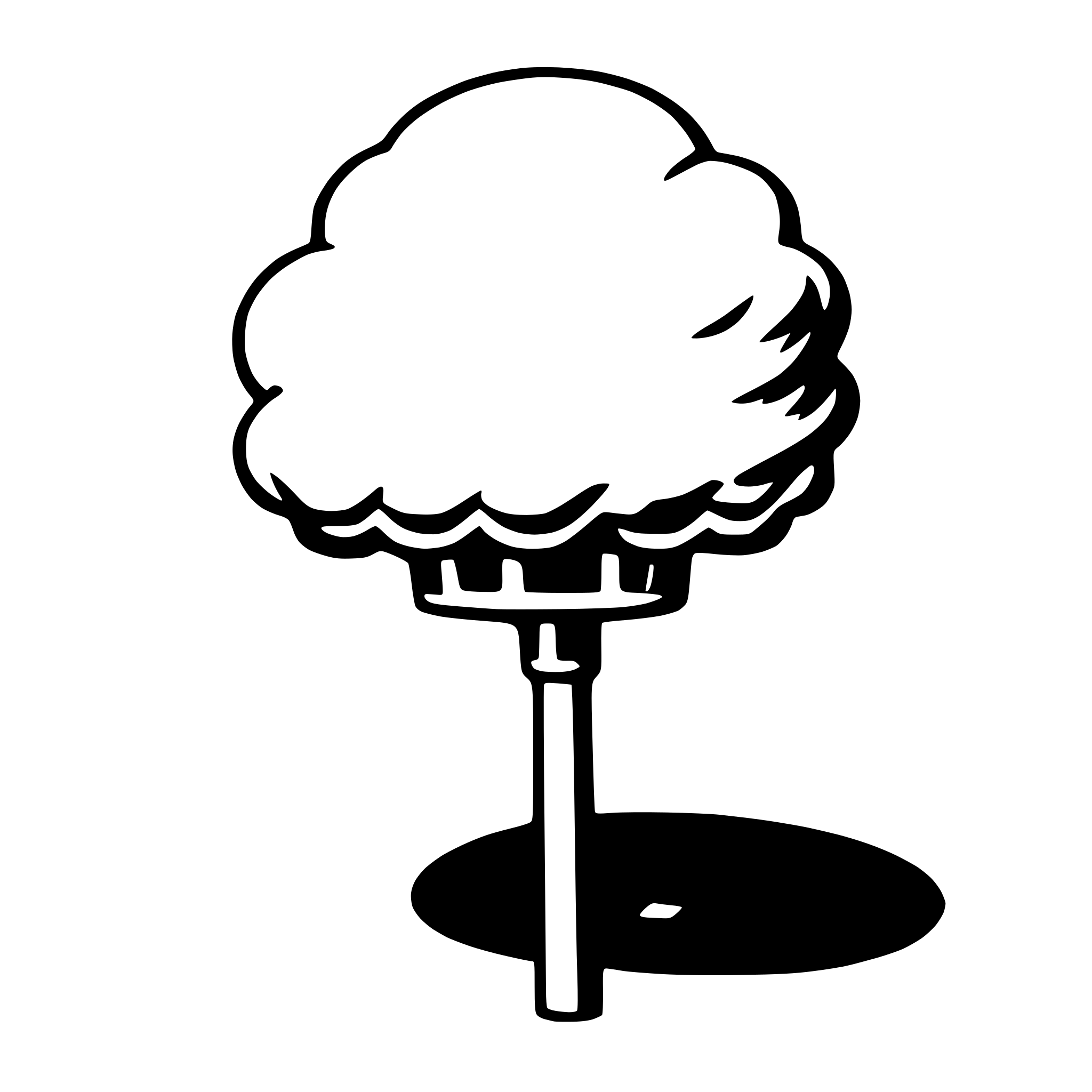 AI-generated SVG of 'cotton candy'