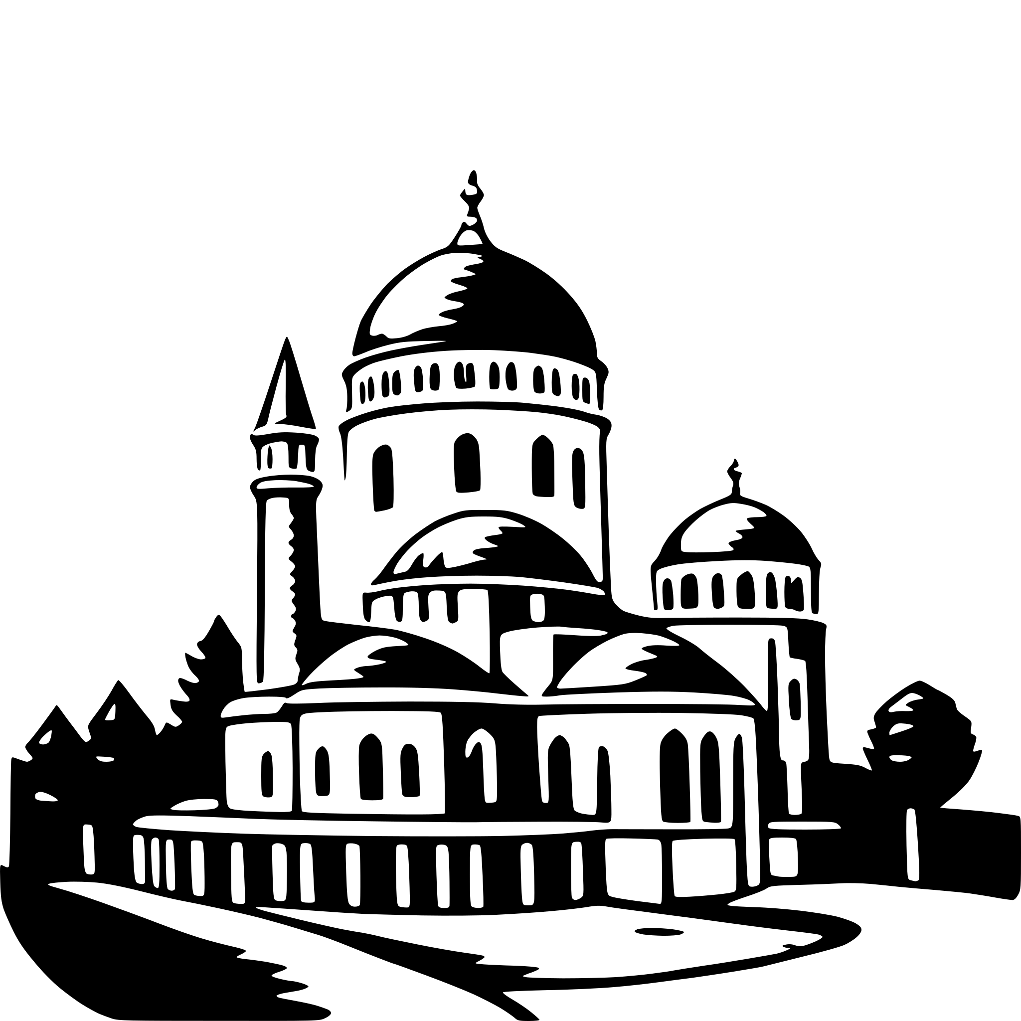AI-generated SVG of a hagia sophia