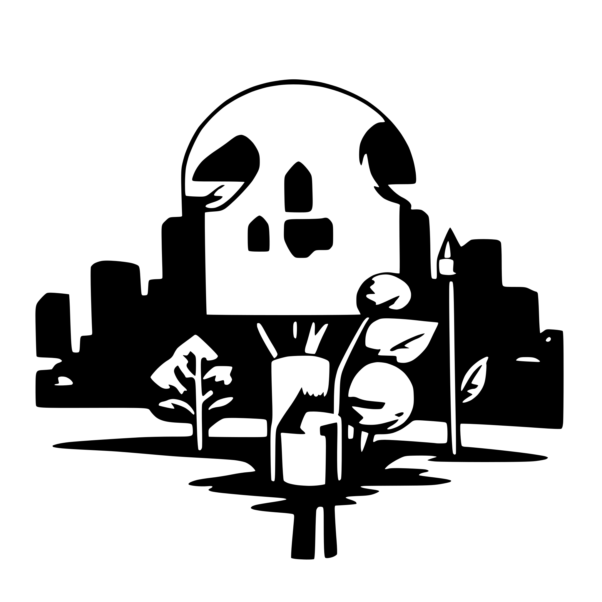 AI-generated SVG of a 나무