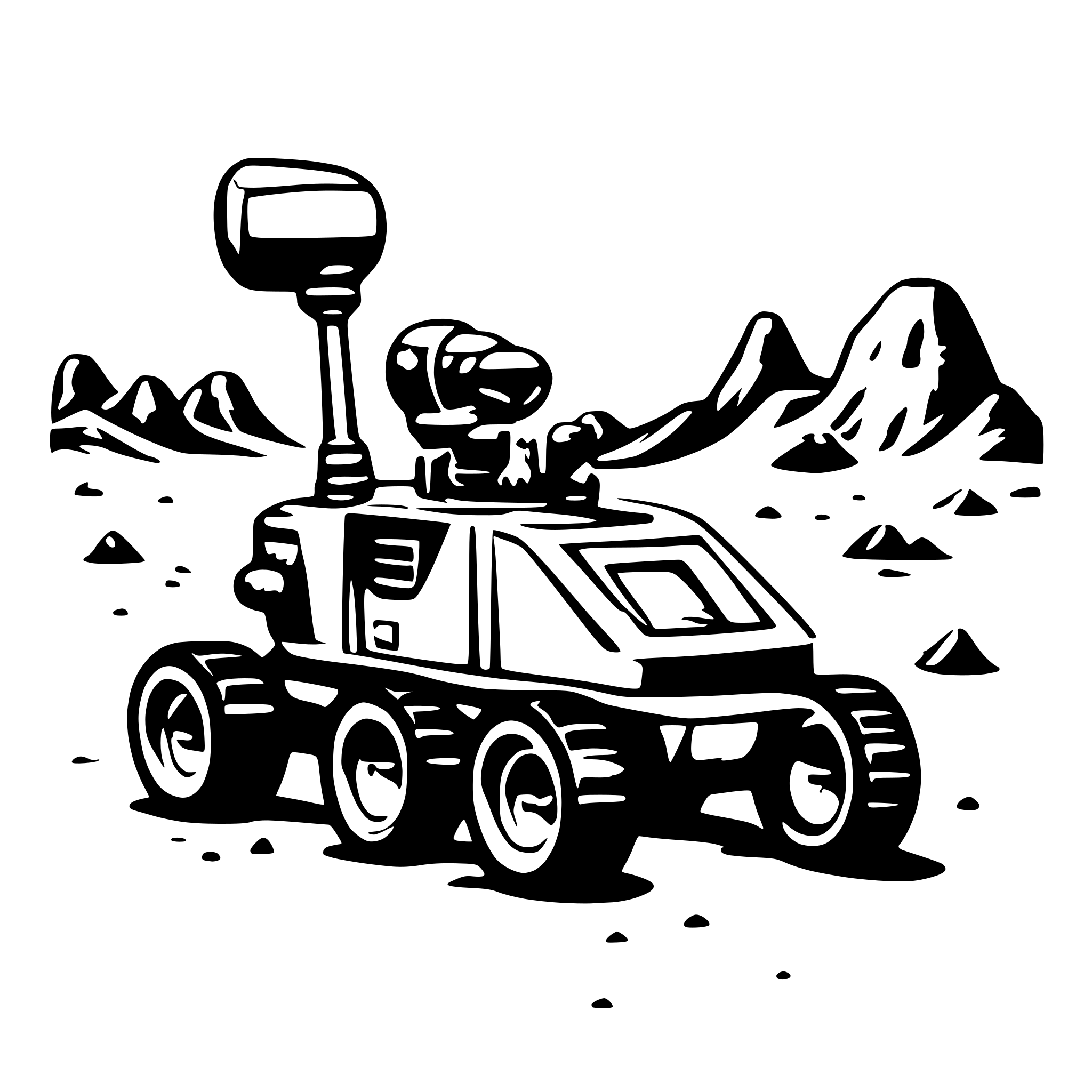 AI-generated SVG of 'lunar exploration rover'
