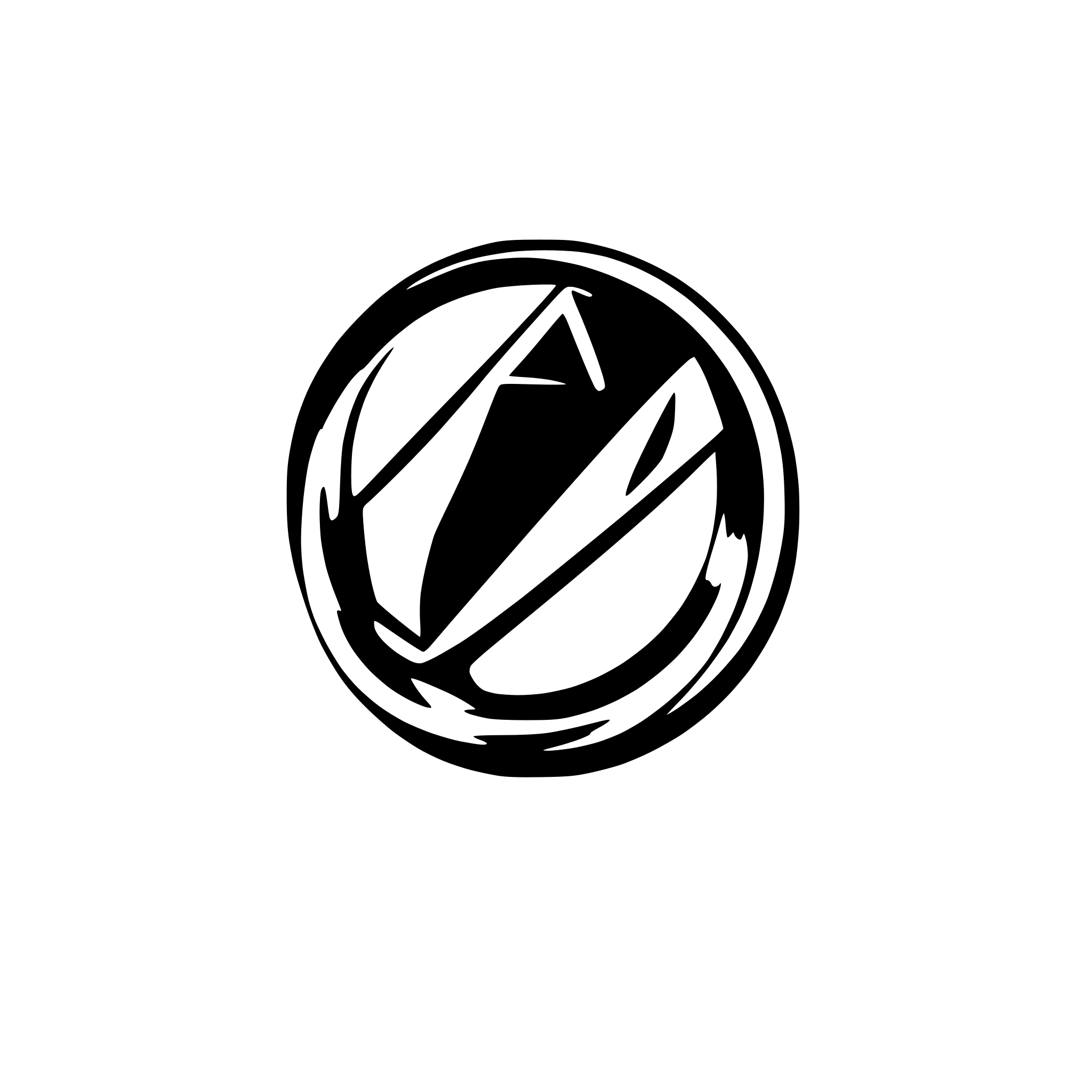 AI-generated SVG of a double black diamond (ski) on a ring