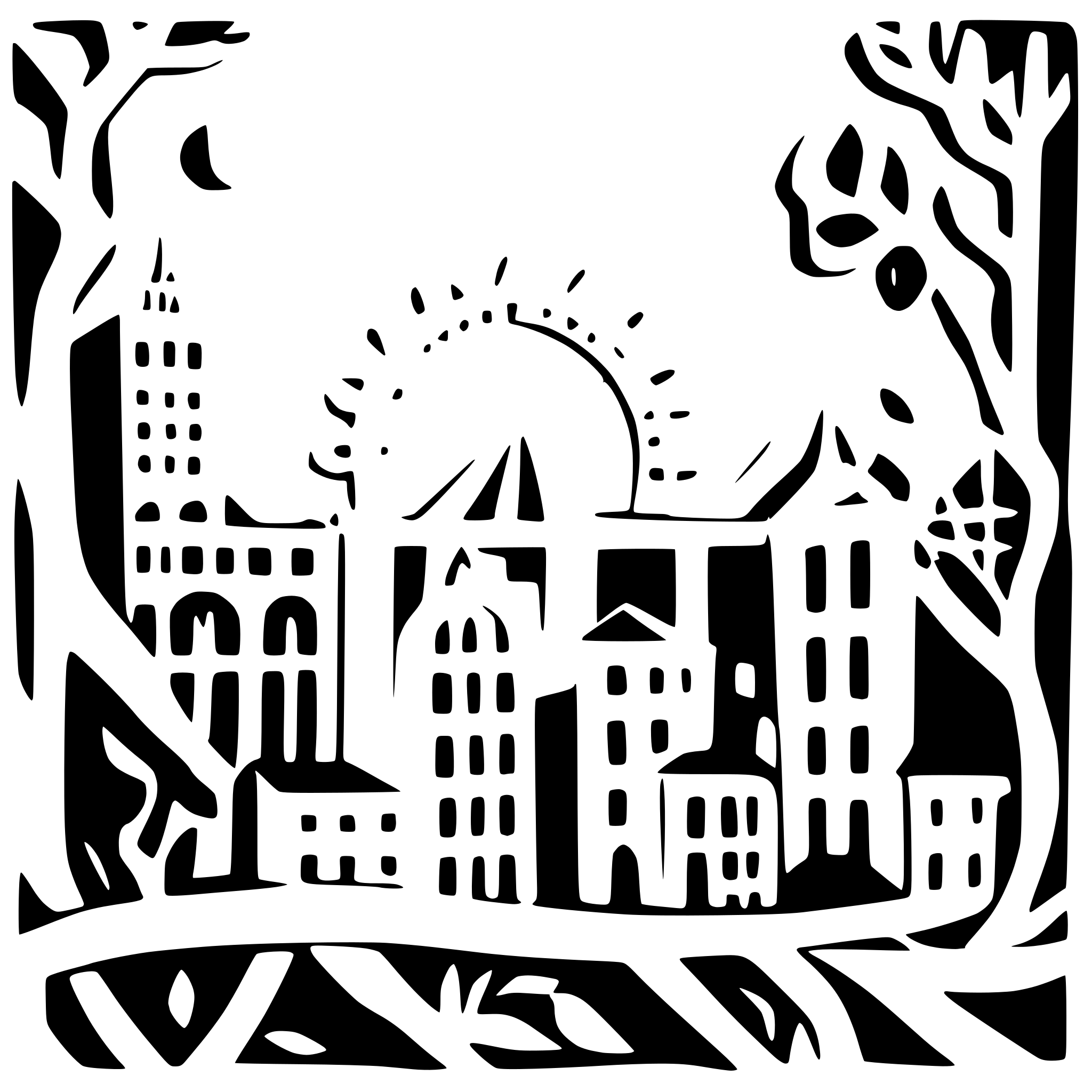 AI-generated SVG of a Skyline Londen