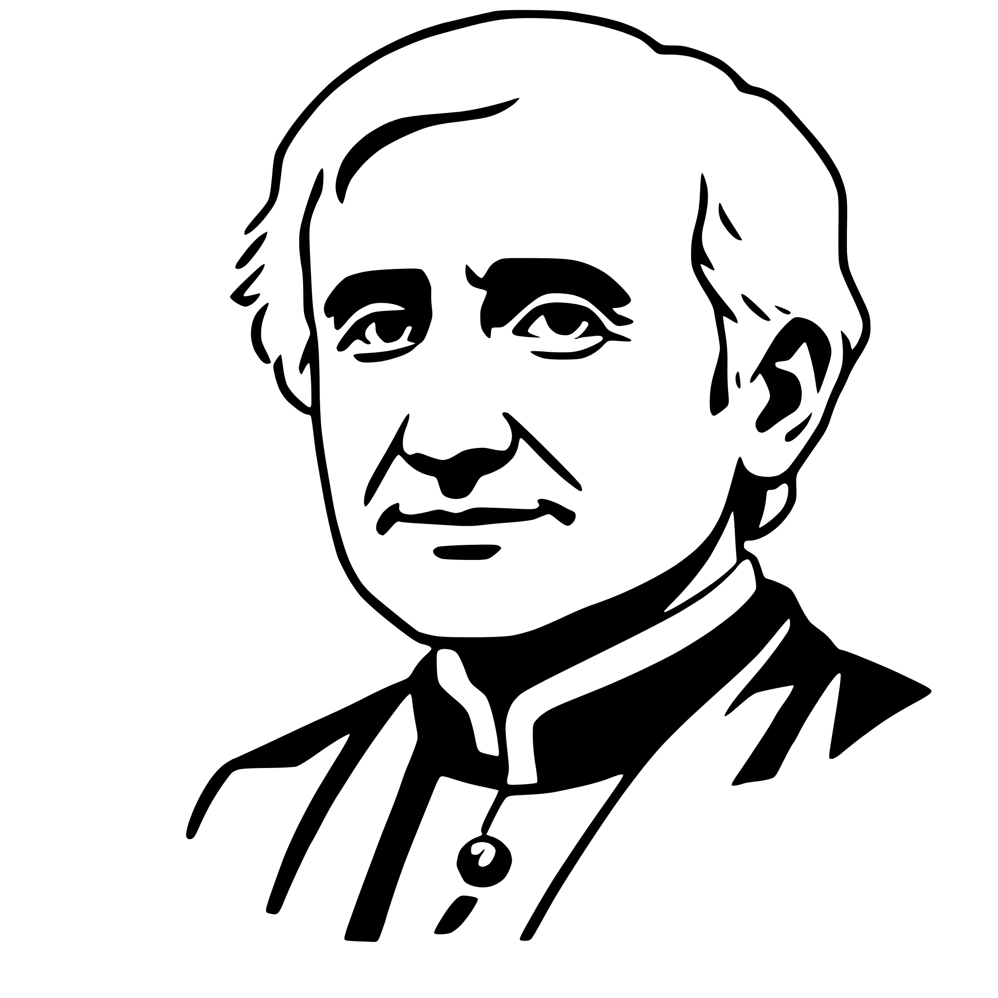 AI-generated SVG of a thomas edison