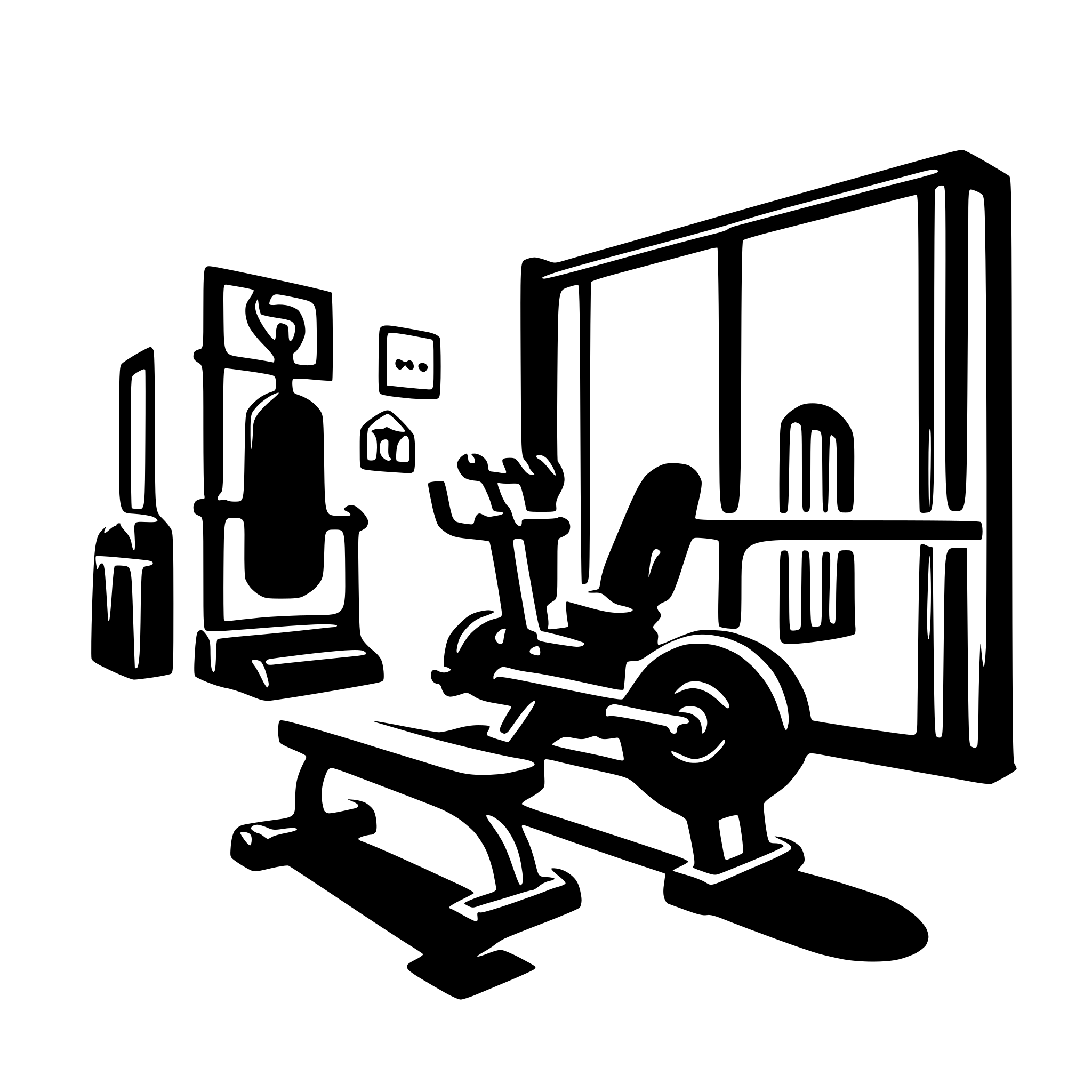 AI-generated SVG of a gym