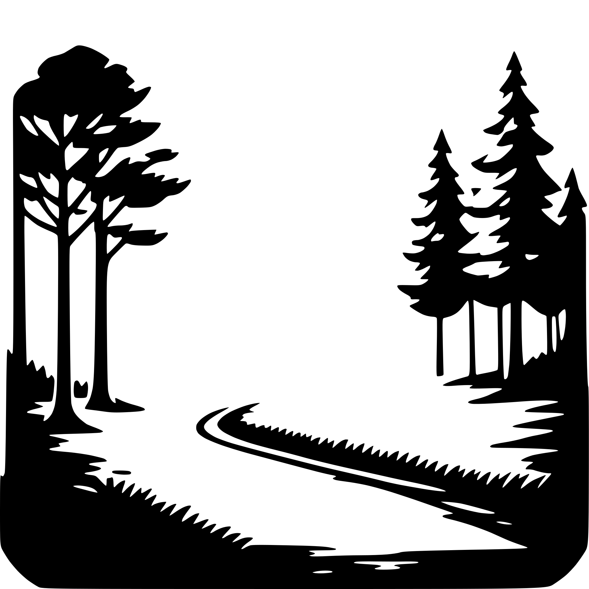 AI-generated SVG of 'forest mist'