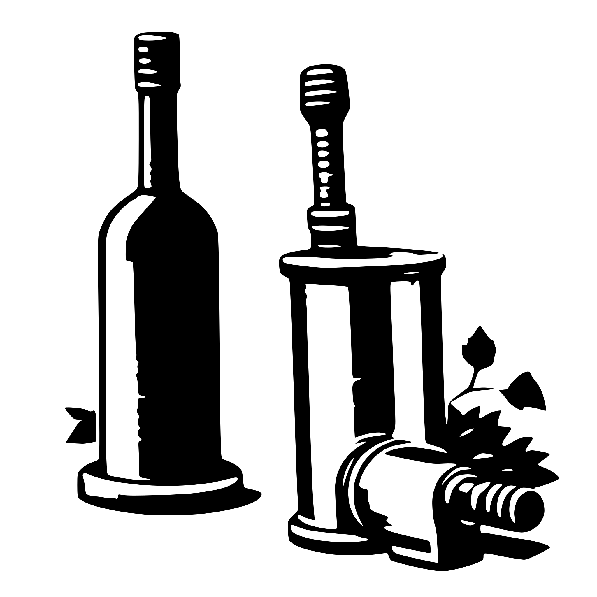 AI-generated SVG of a wine bottle corker
