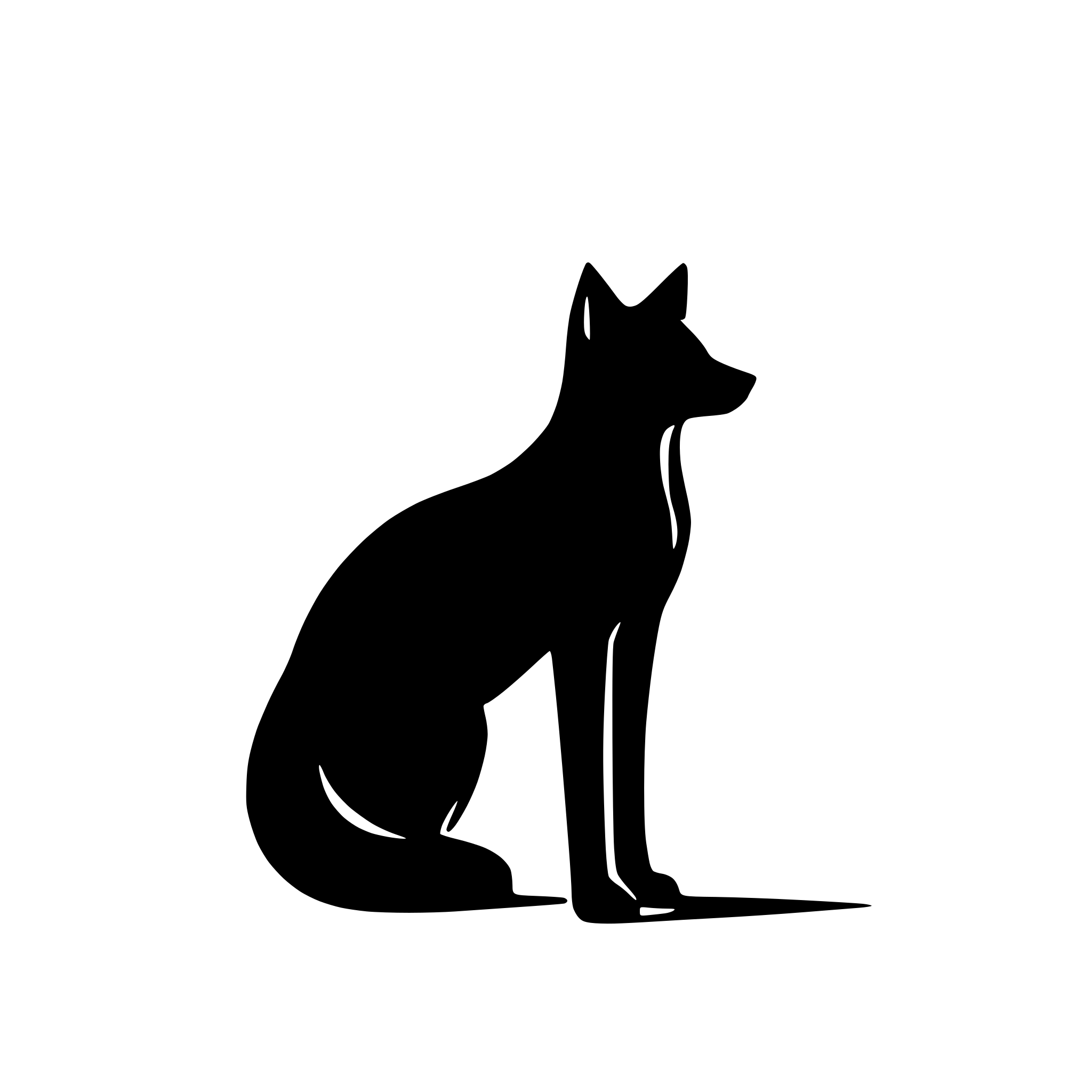 AI-generated SVG of a fox