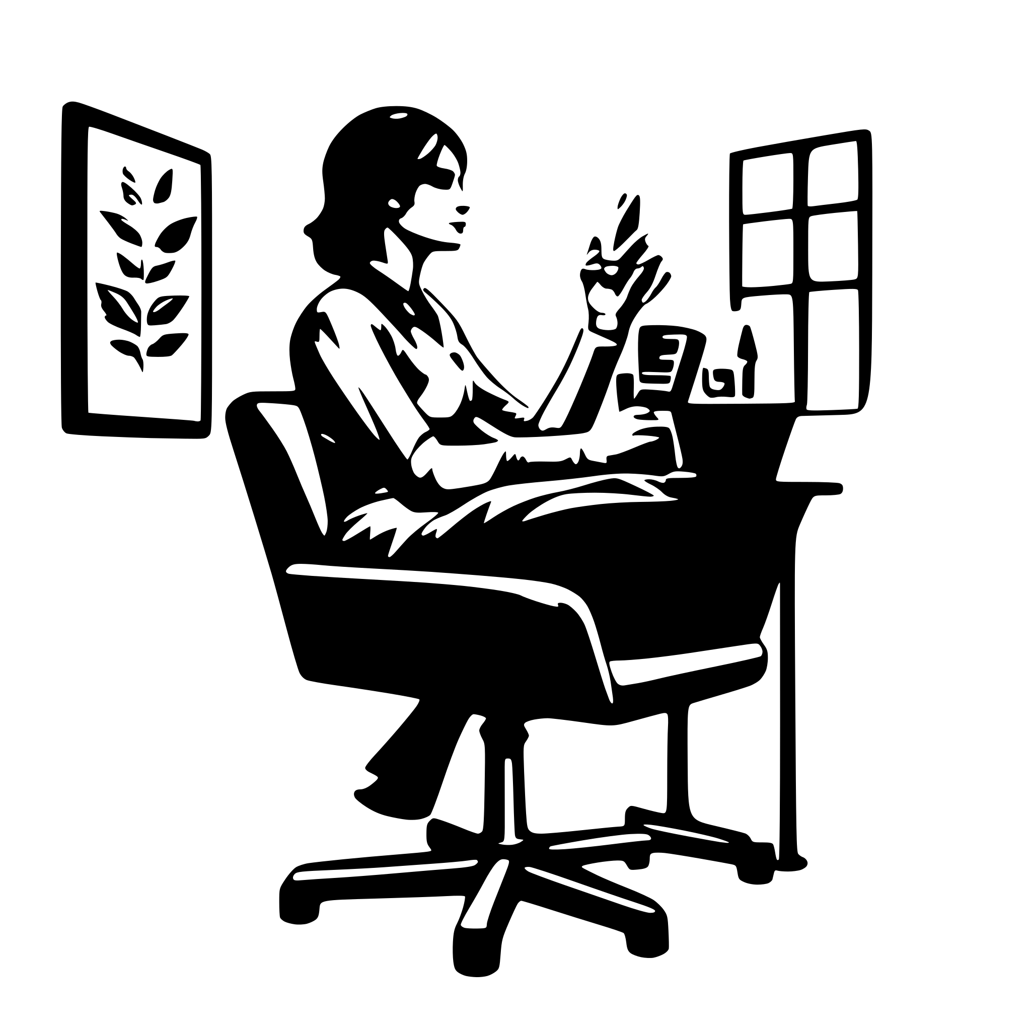 AI-generated SVG of 'psychosomatologist's office logo'