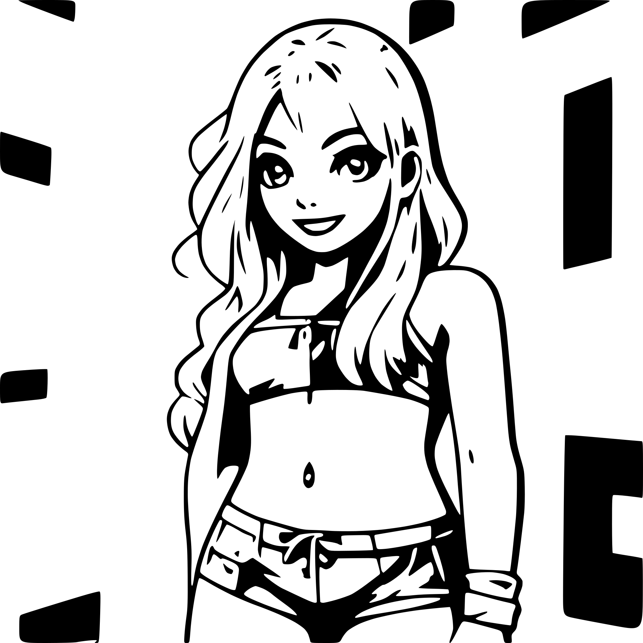 AI-generated SVG of a Britney Spears as bikini