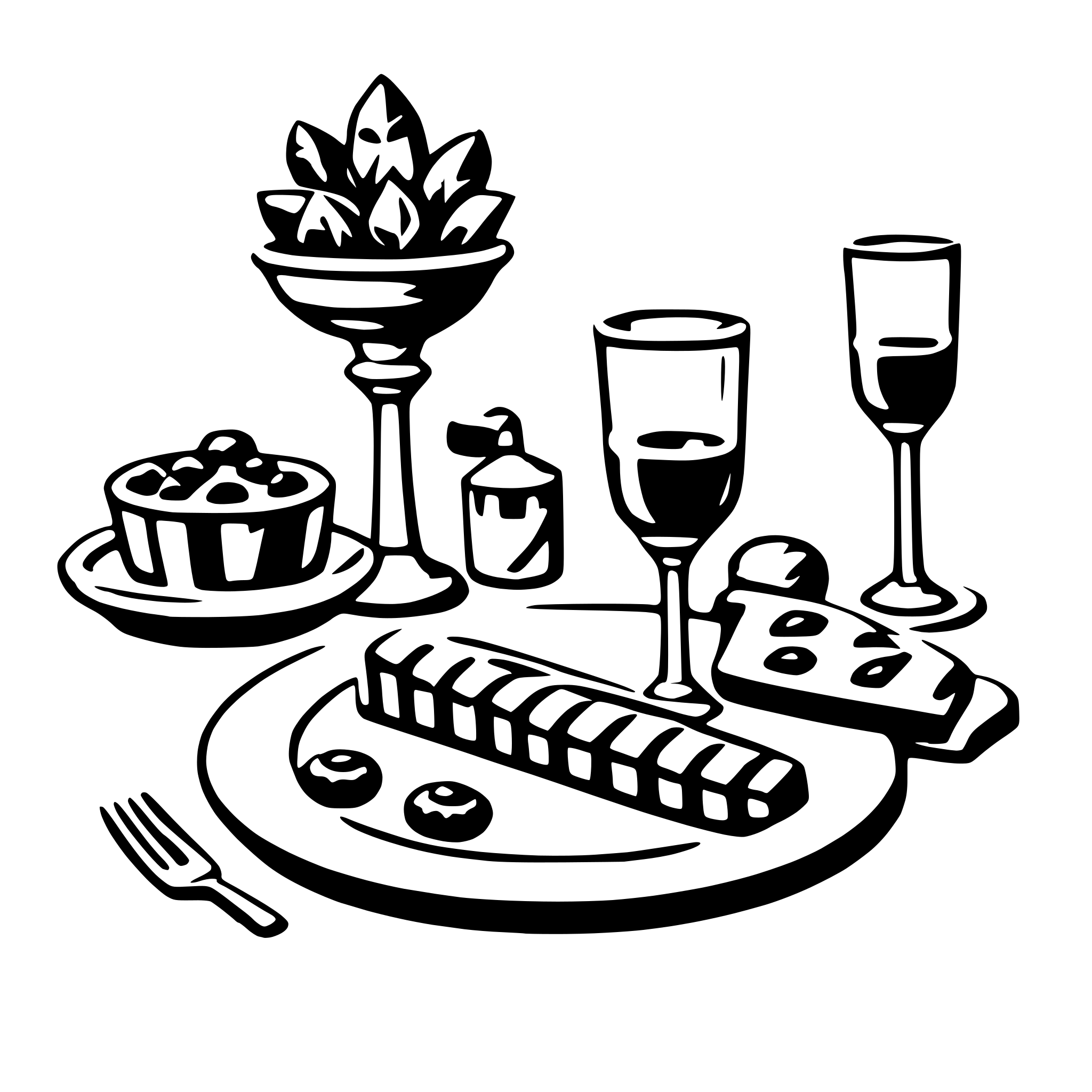 AI-generated SVG of 'romantic dinner'