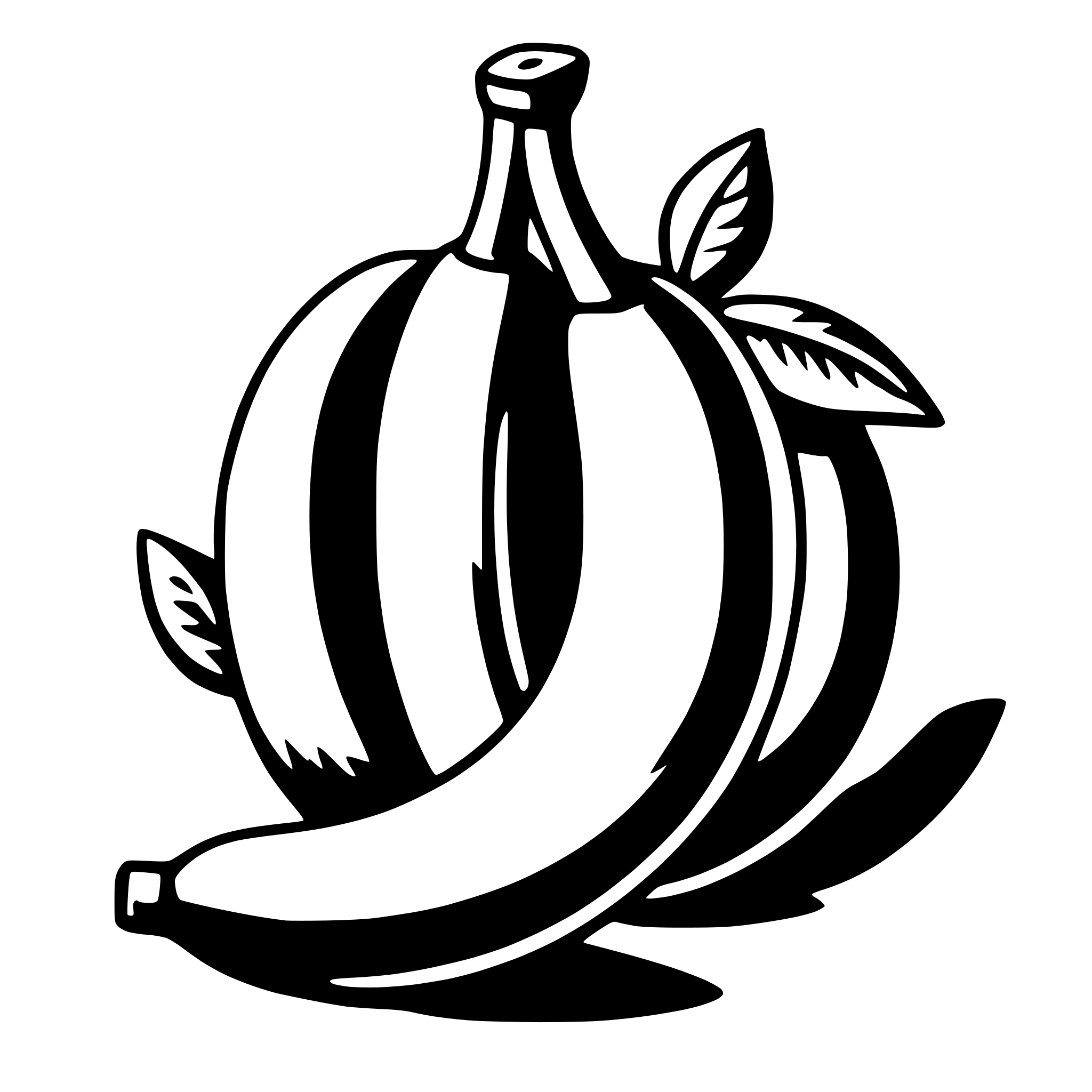 AI-generated SVG of a banana