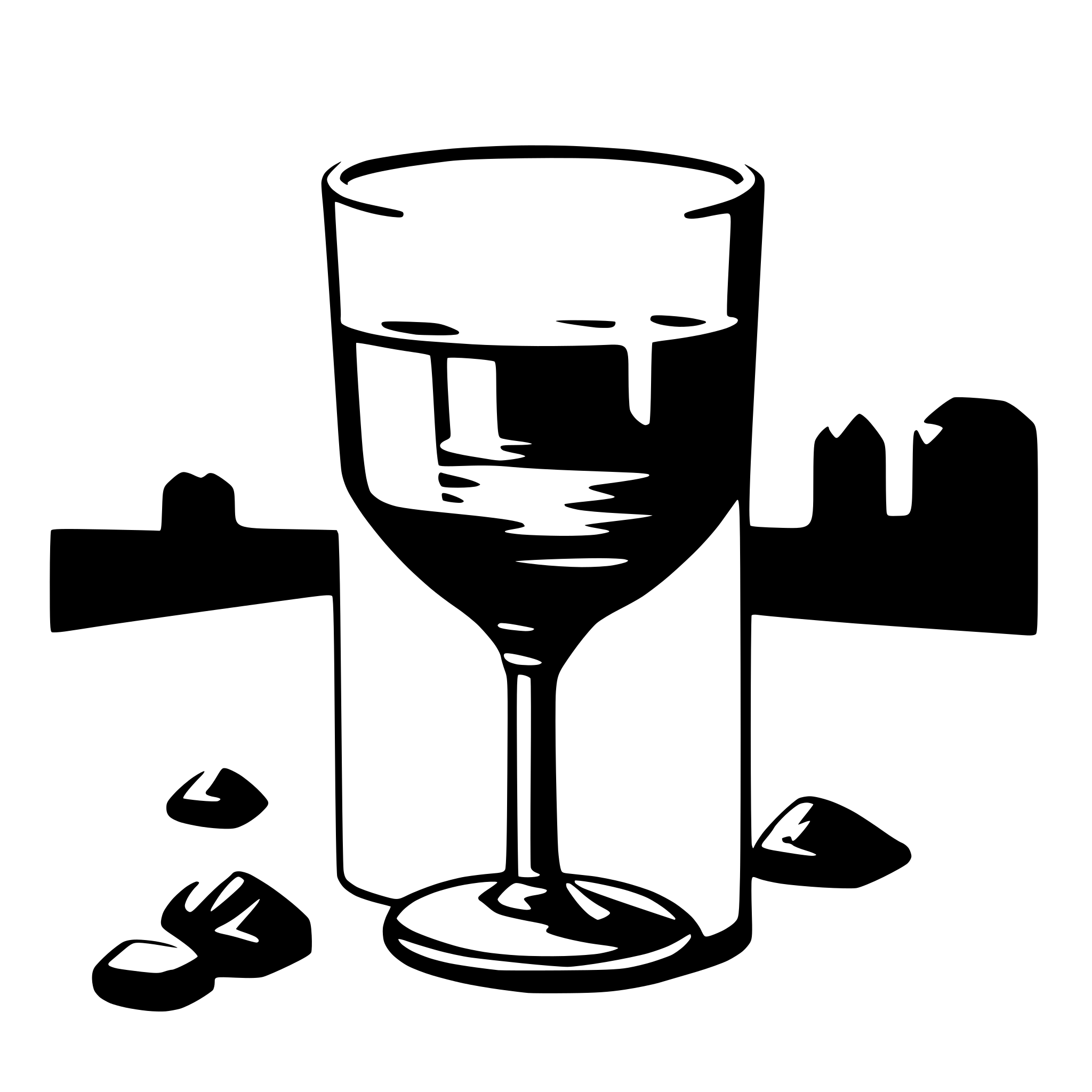AI-generated SVG of a glass
