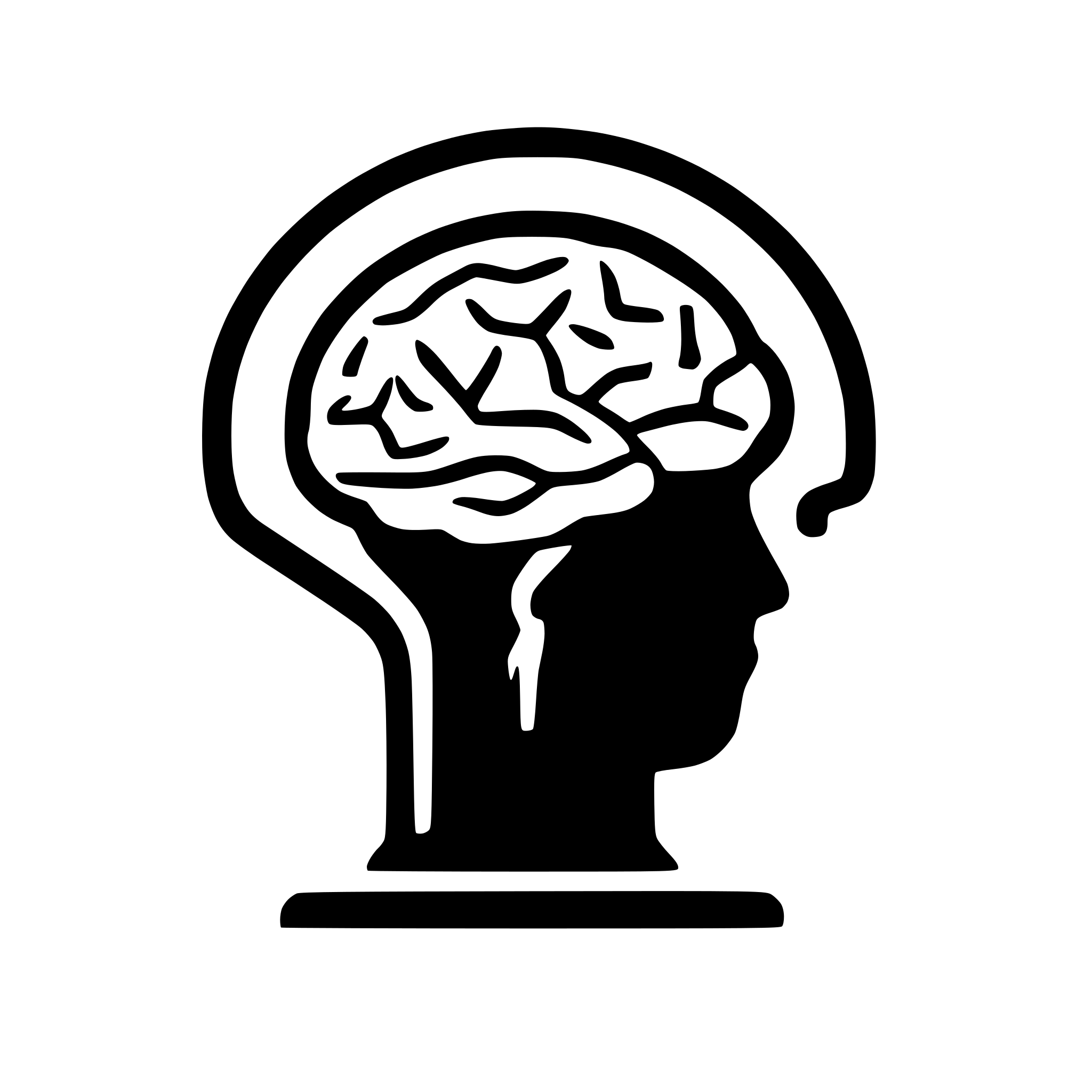 AI-generated SVG of a Brain icon