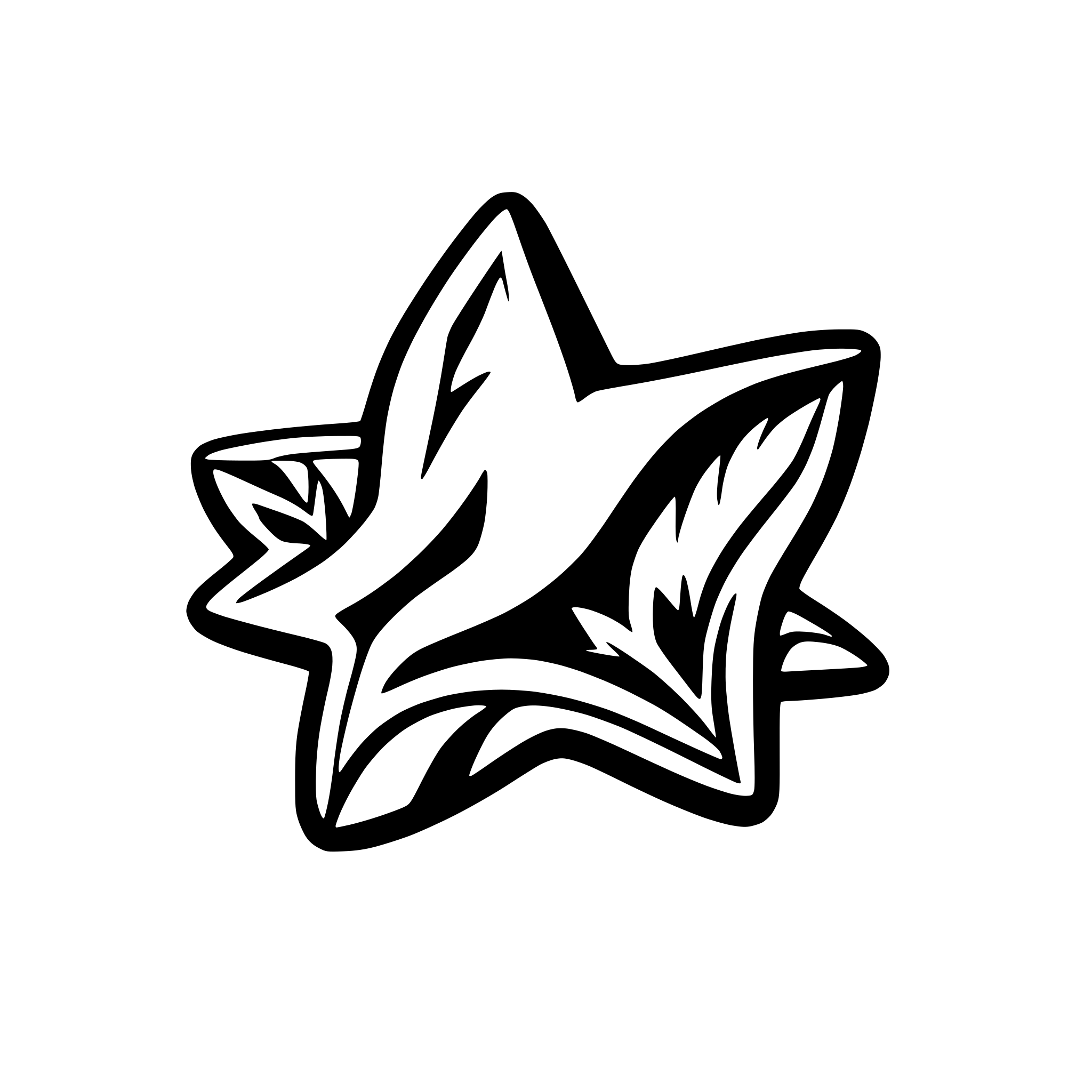 AI-generated SVG of 'Star tail'