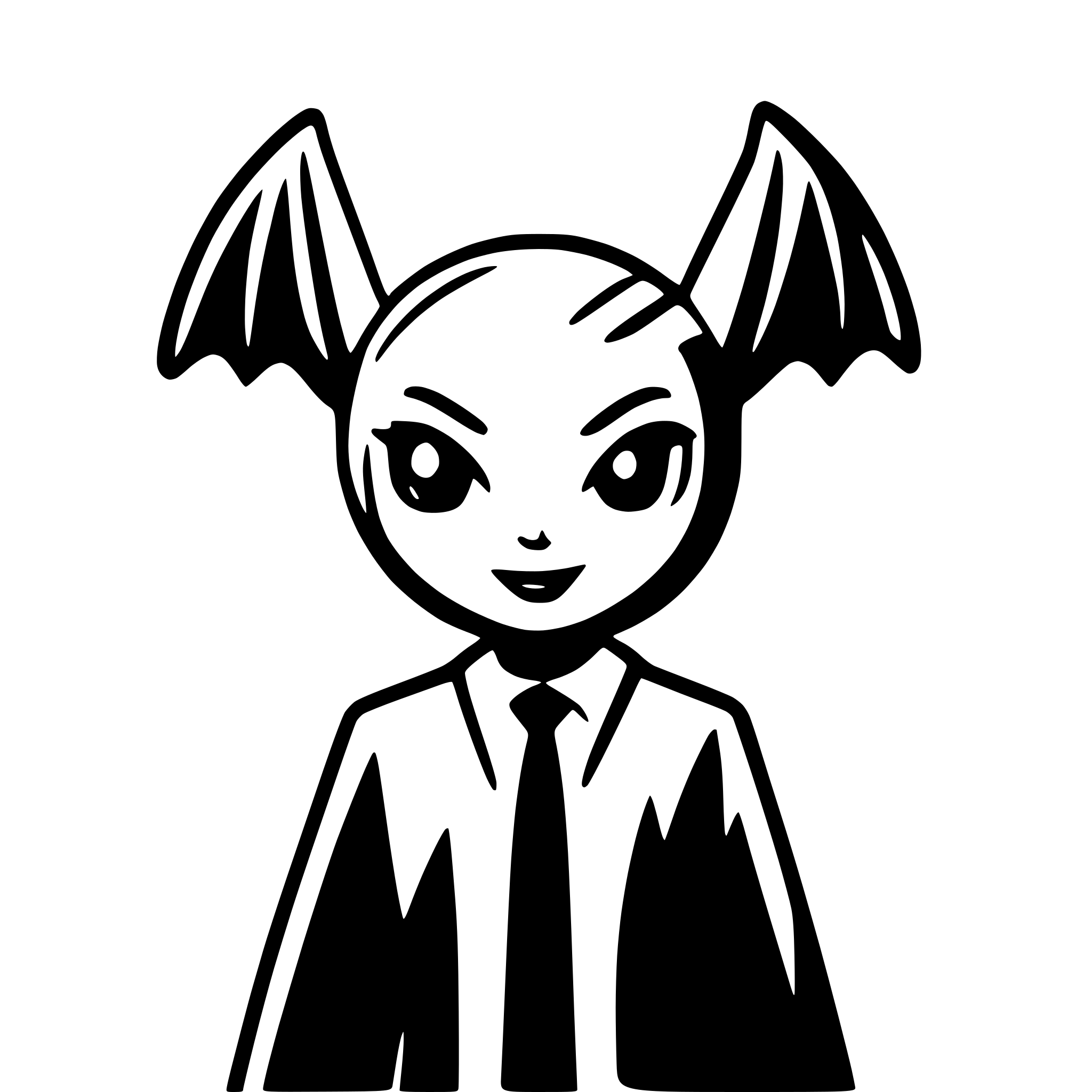 AI-generated SVG of a cthulhu with small bat wings on its head icon AI-generated SVG of a cthulhu with small bat wings on its head icon