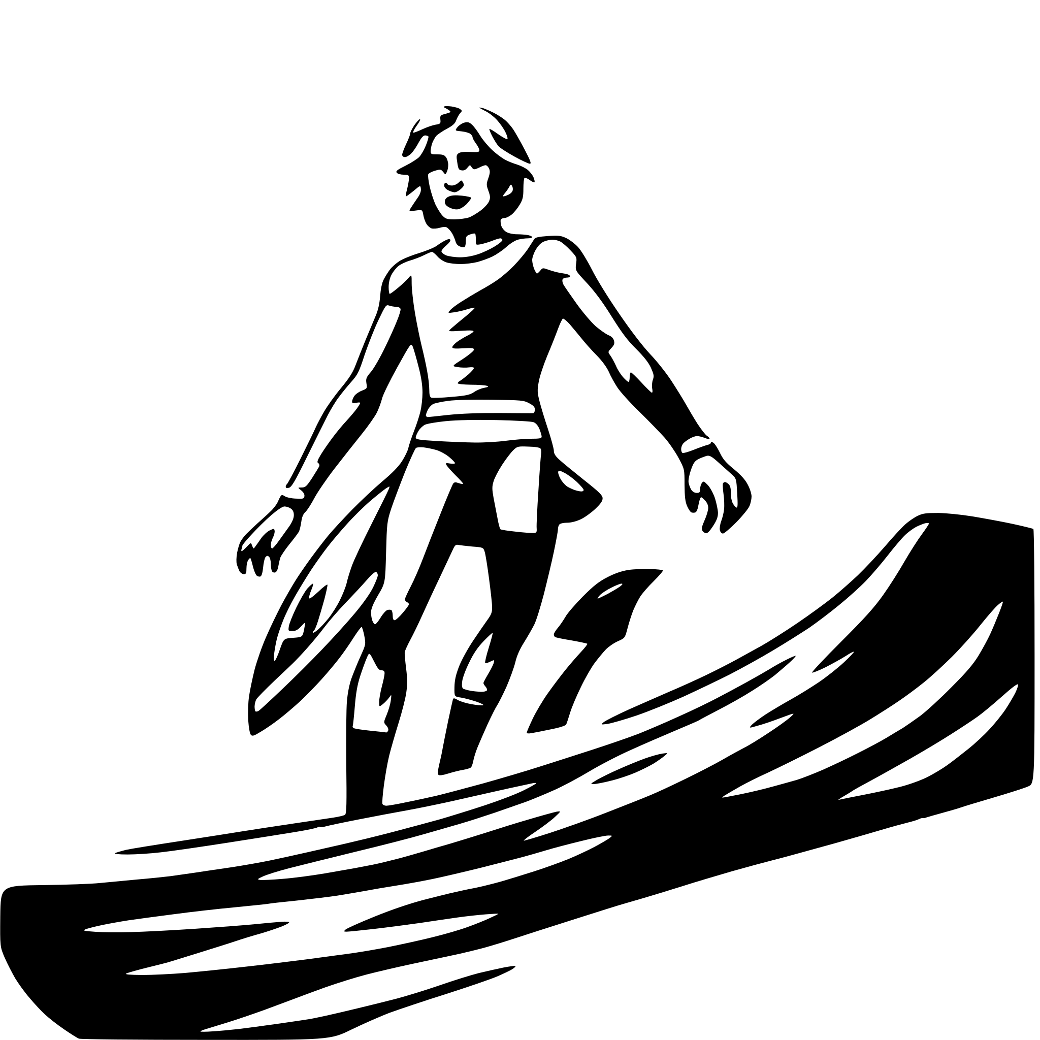 AI-generated SVG of 'surfer riding wave'